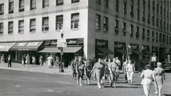Tenney - Historic Photo People Walking