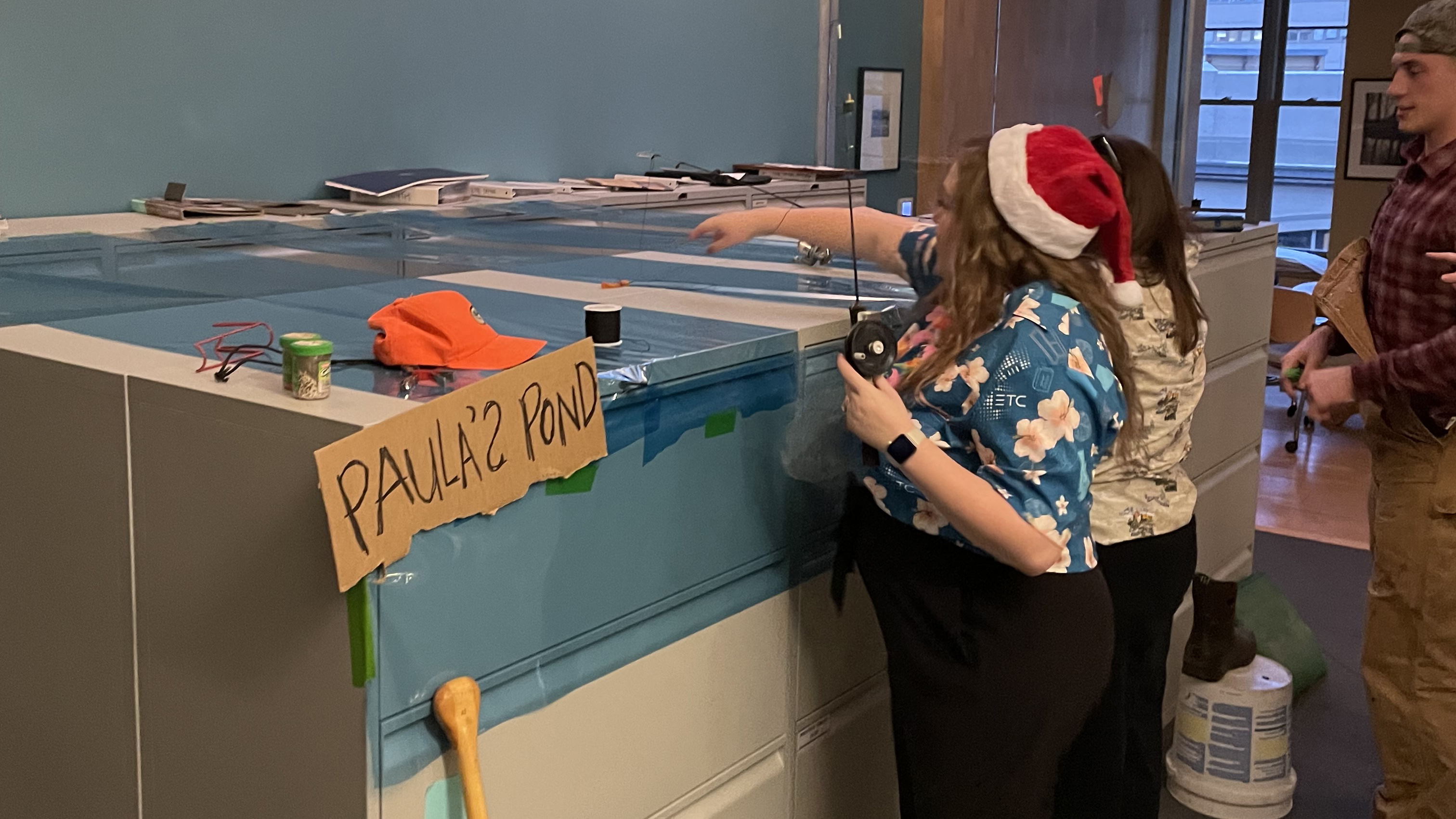 ULI Holiday Office Decorating Contest 2024 - Gone fishing