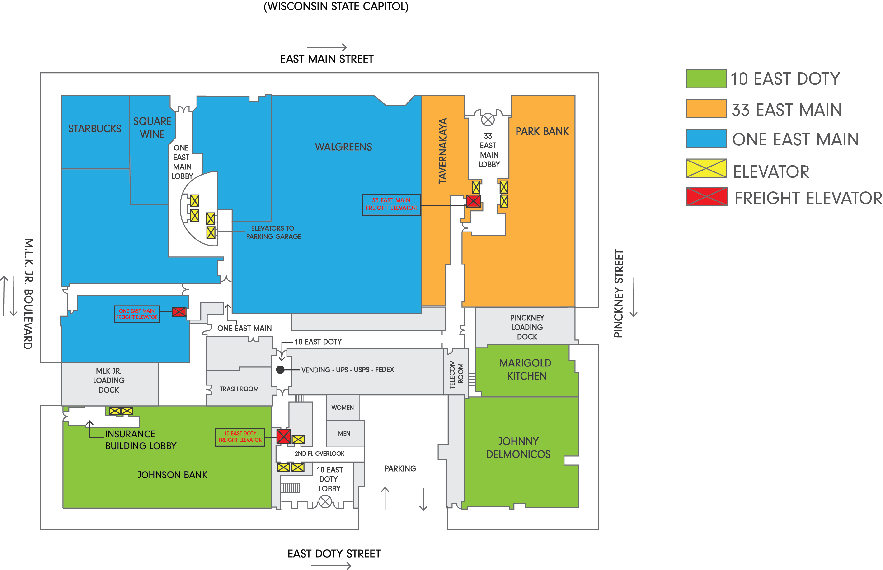 Block 89 Service Core Map