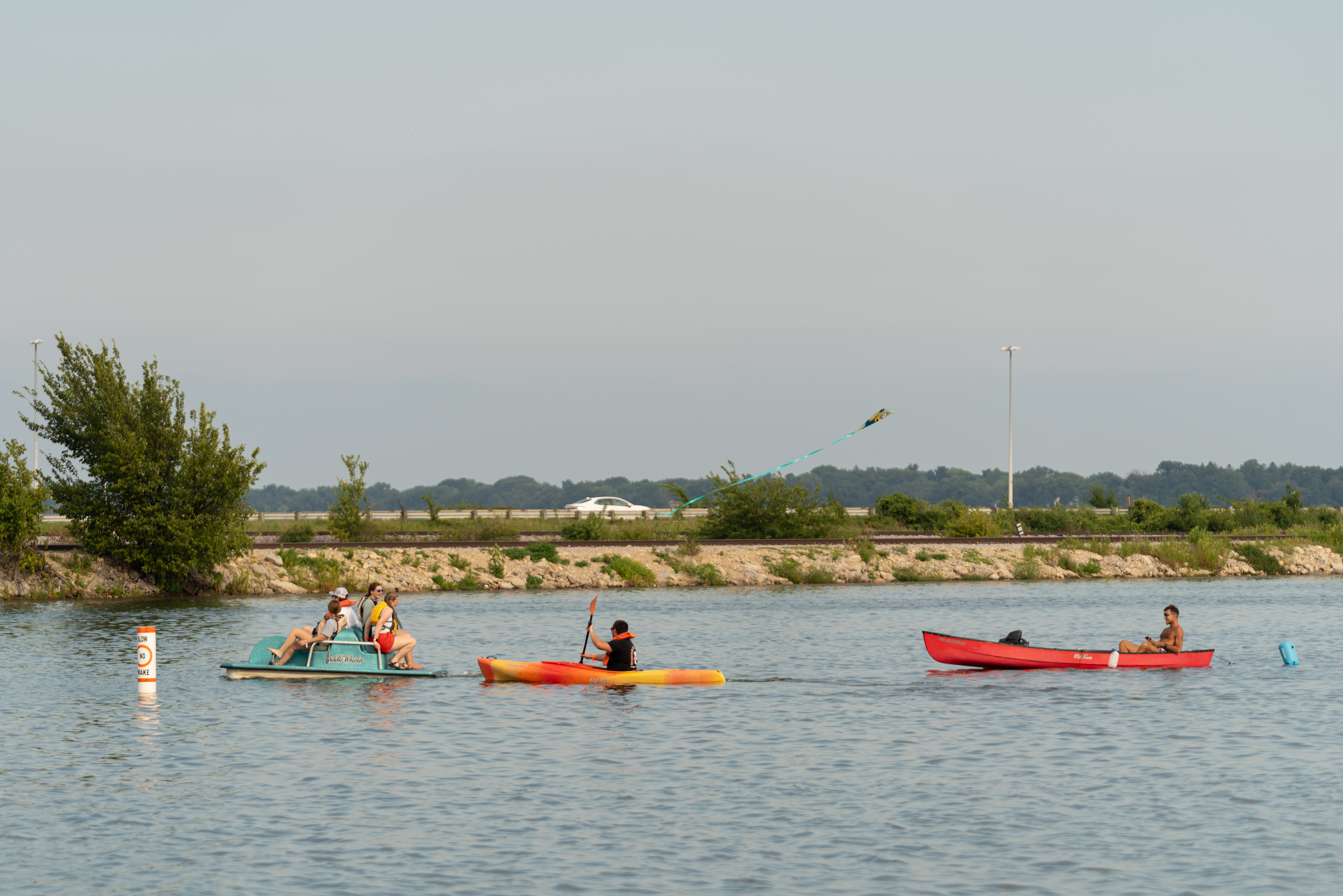 Crowds enjoying the ULI Fun Fair in downtown Madison with booths and games