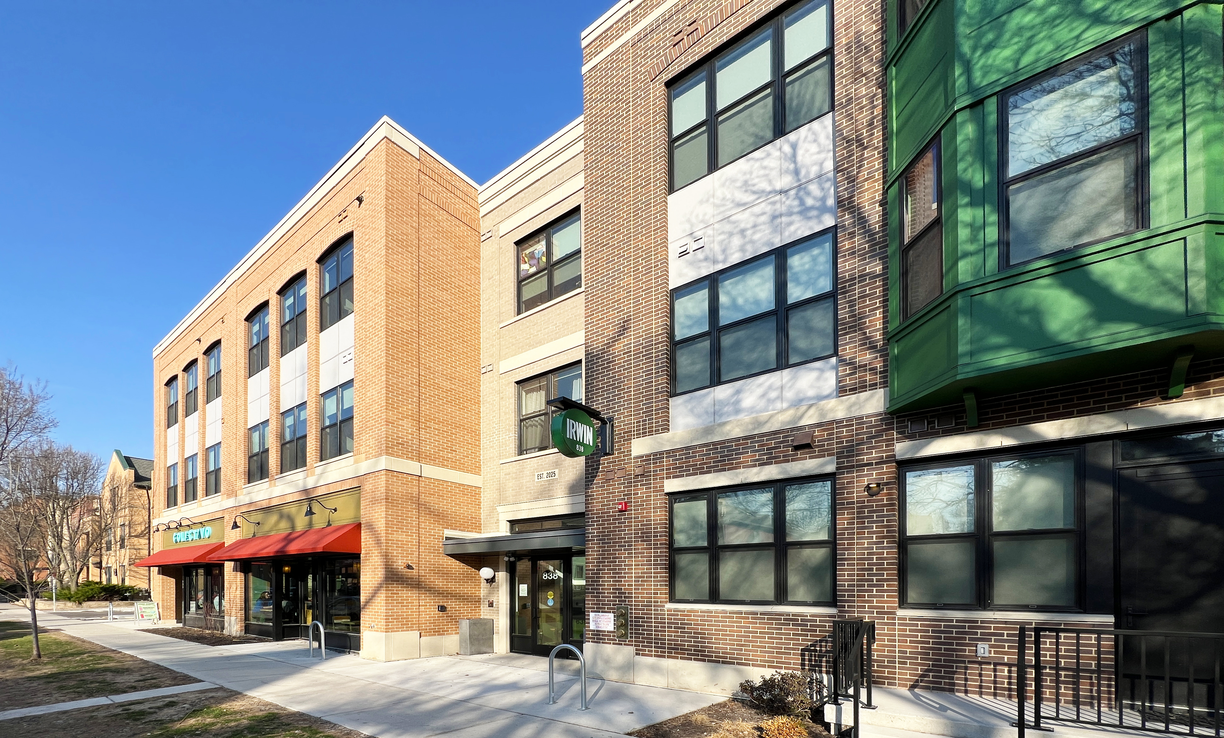 The Irwin South located directly on Williamson Street in downtown Madison Wisconsin