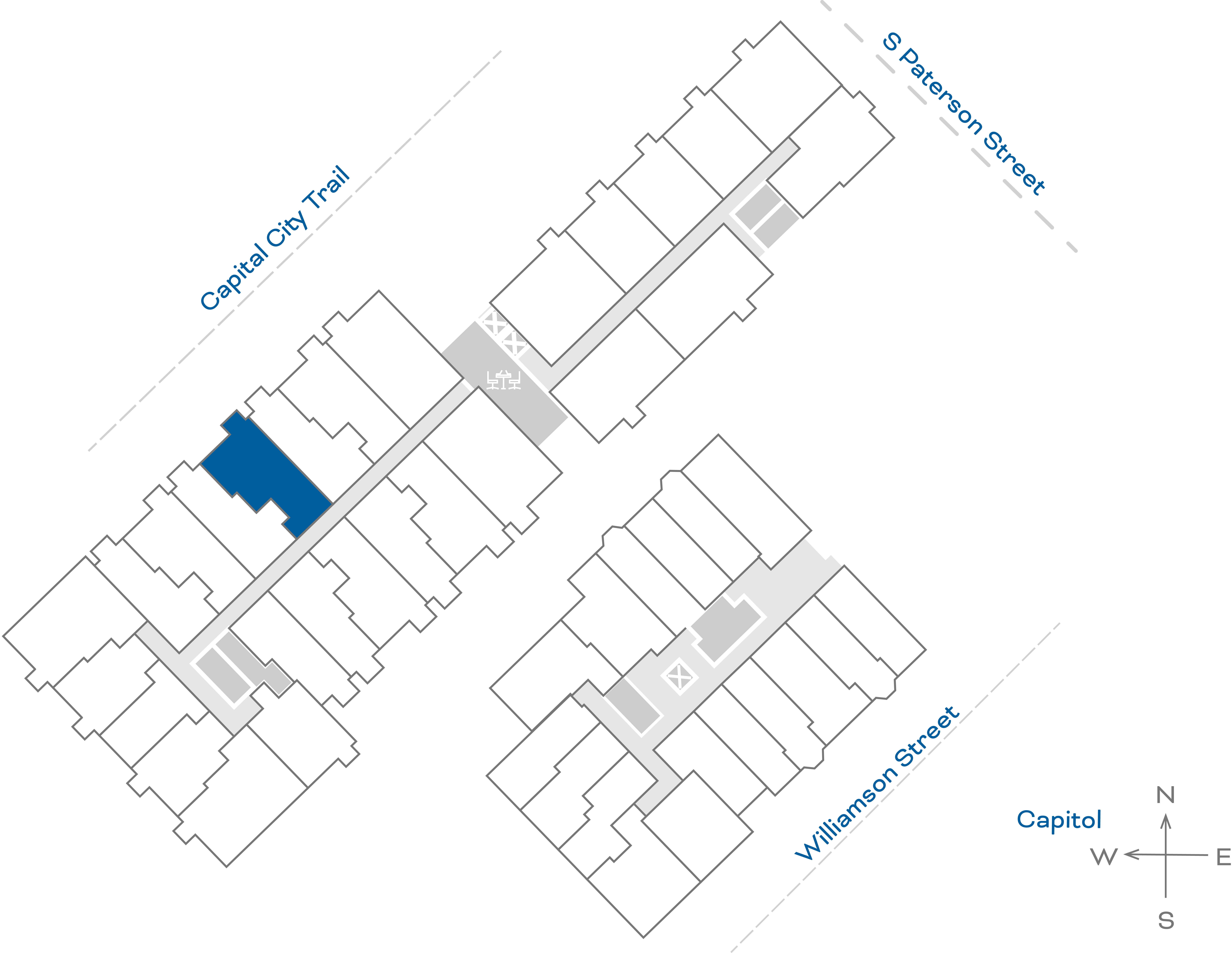 ULI The Irwin N218 - 1 Bed Den, 1 Bath Floorplate
