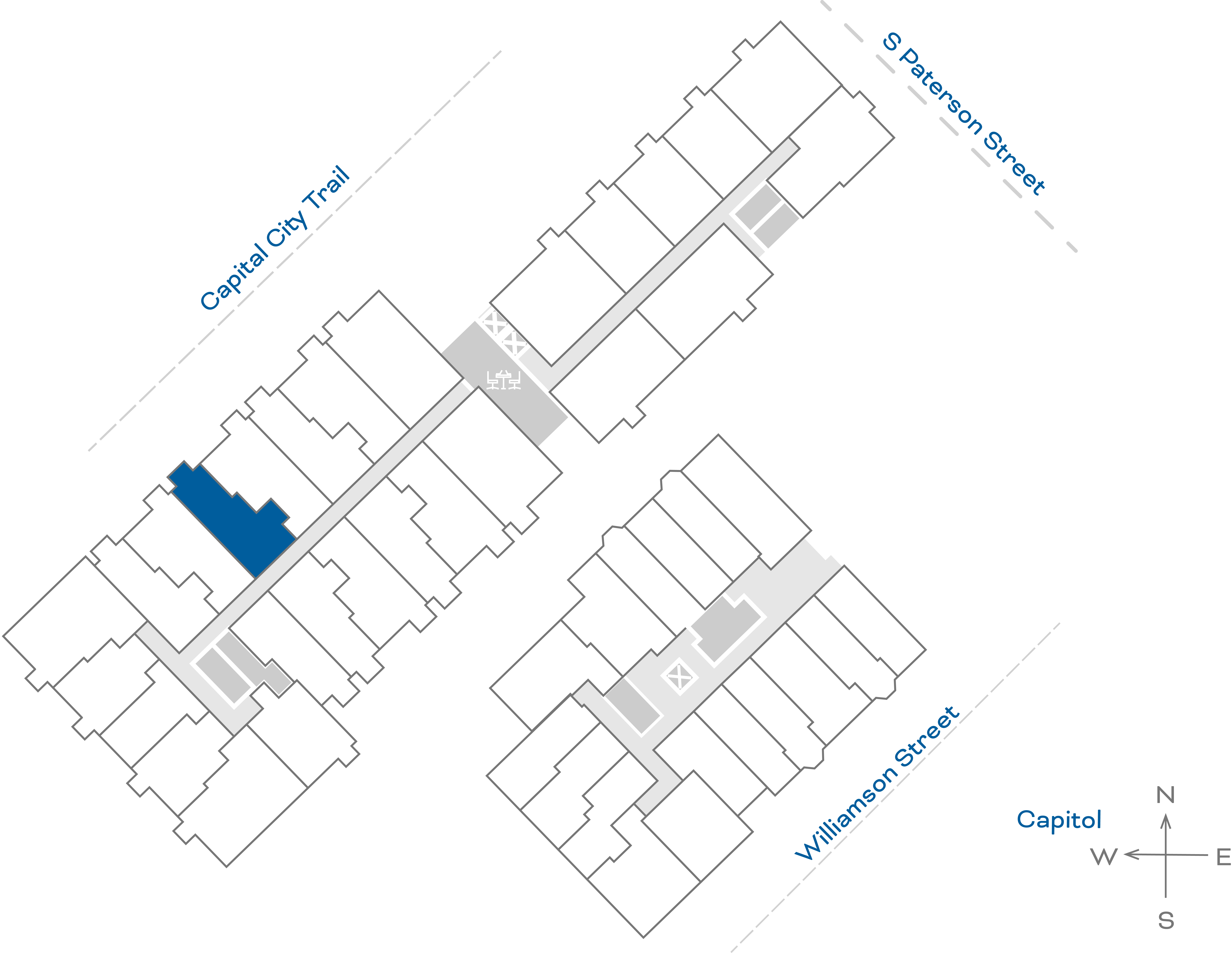 ULI The Irwin N220 - 1 Bed, 1 Bath Floorplate