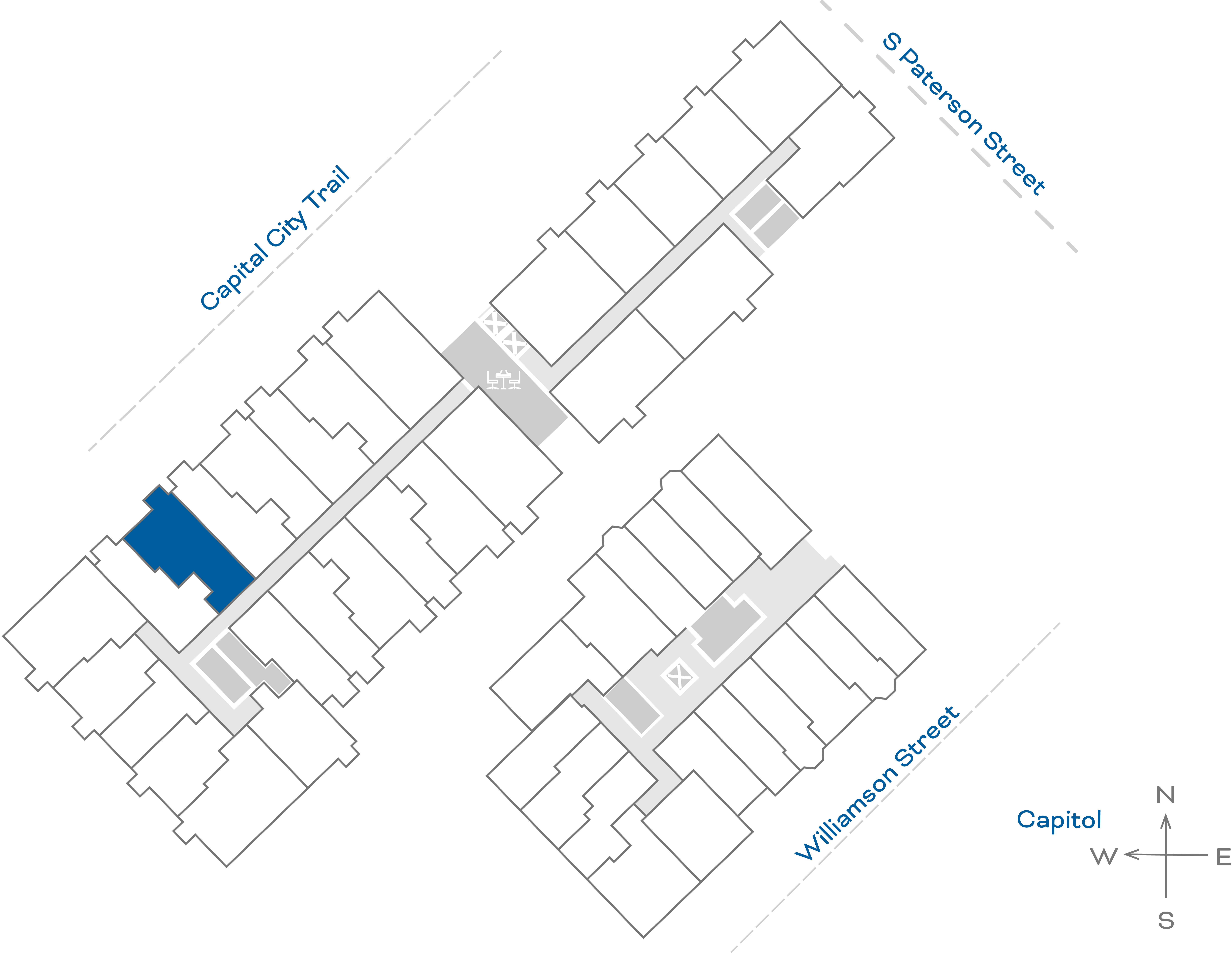 ULI The Irwin N224 - 1 Bed Den, 1 Bath Floorplate