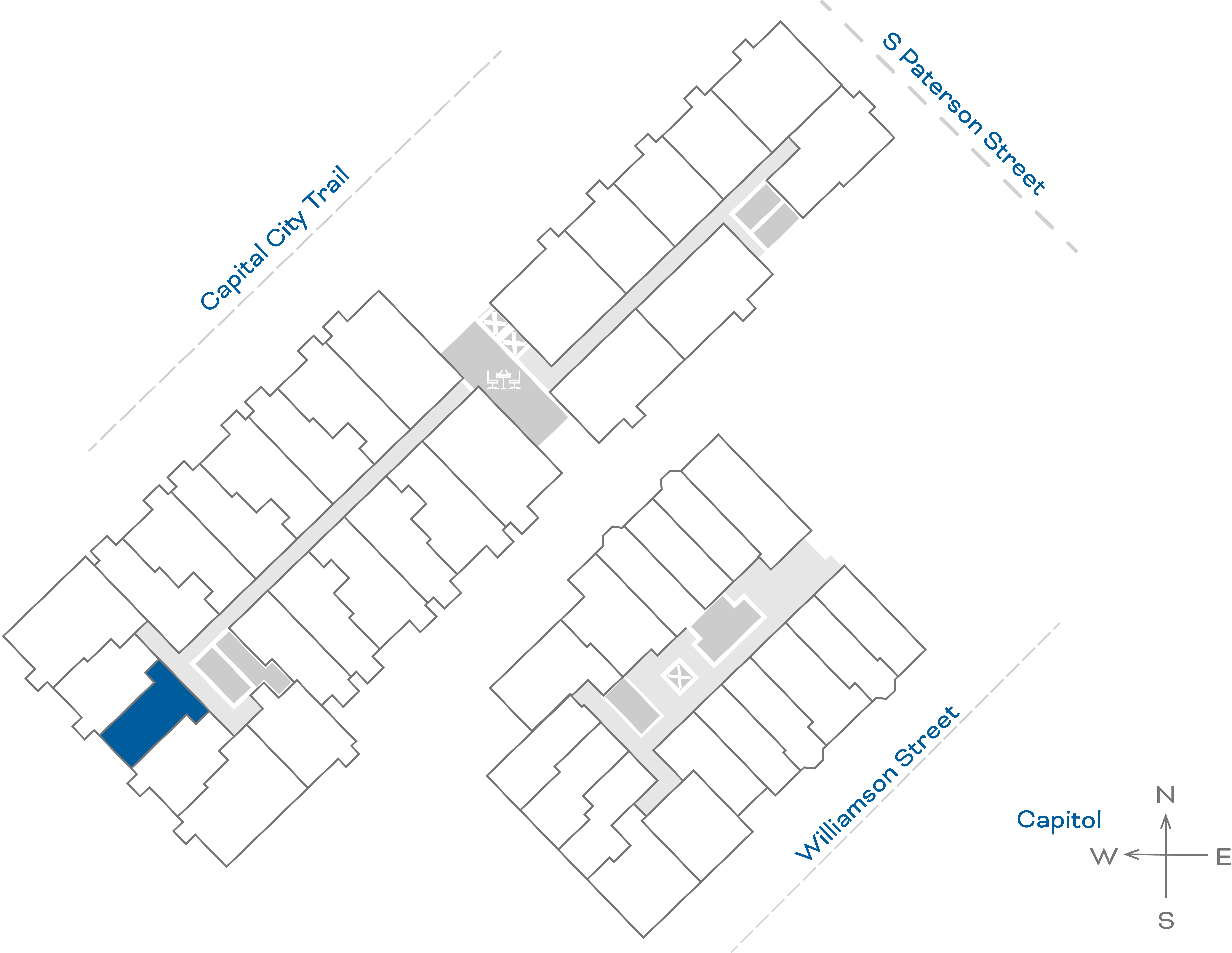 ULI The Irwin N232 - Studio, 1 Bath Floorplate
