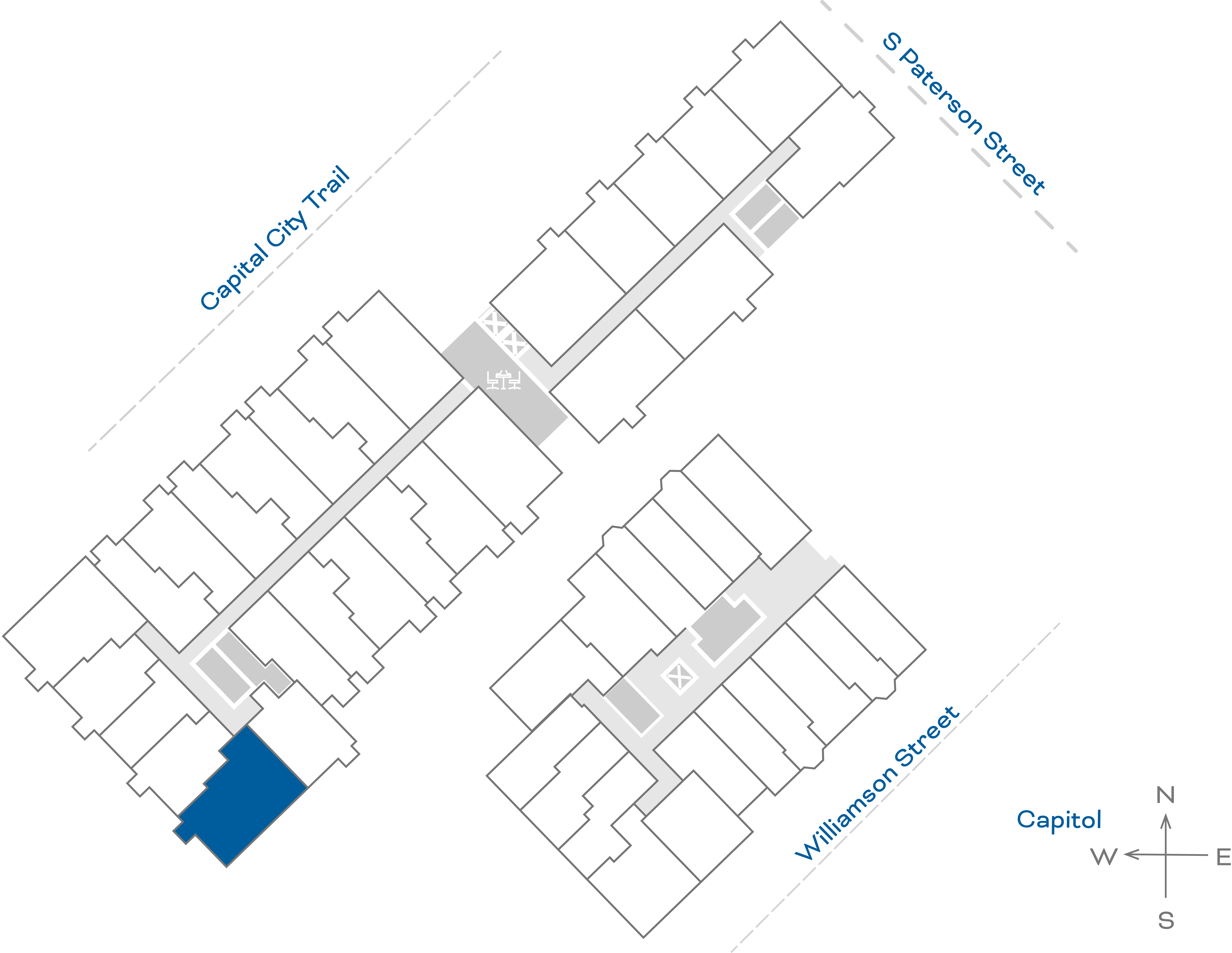 ULI The Irwin N236 - 2 Bed, 2 Bath Floorplate