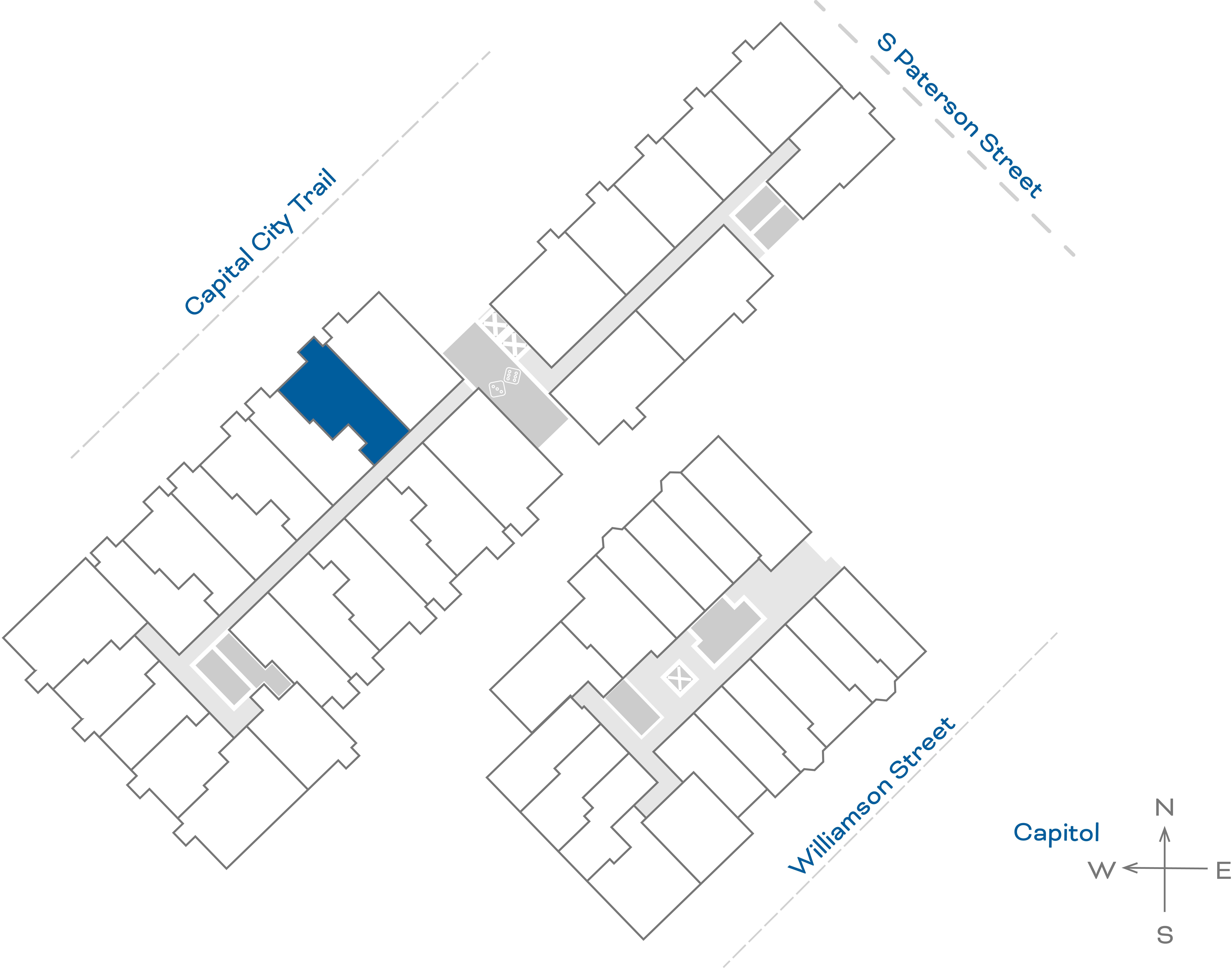 ULI The Irwin N314 - 1 Bed Den, 1 Bath Floorplate