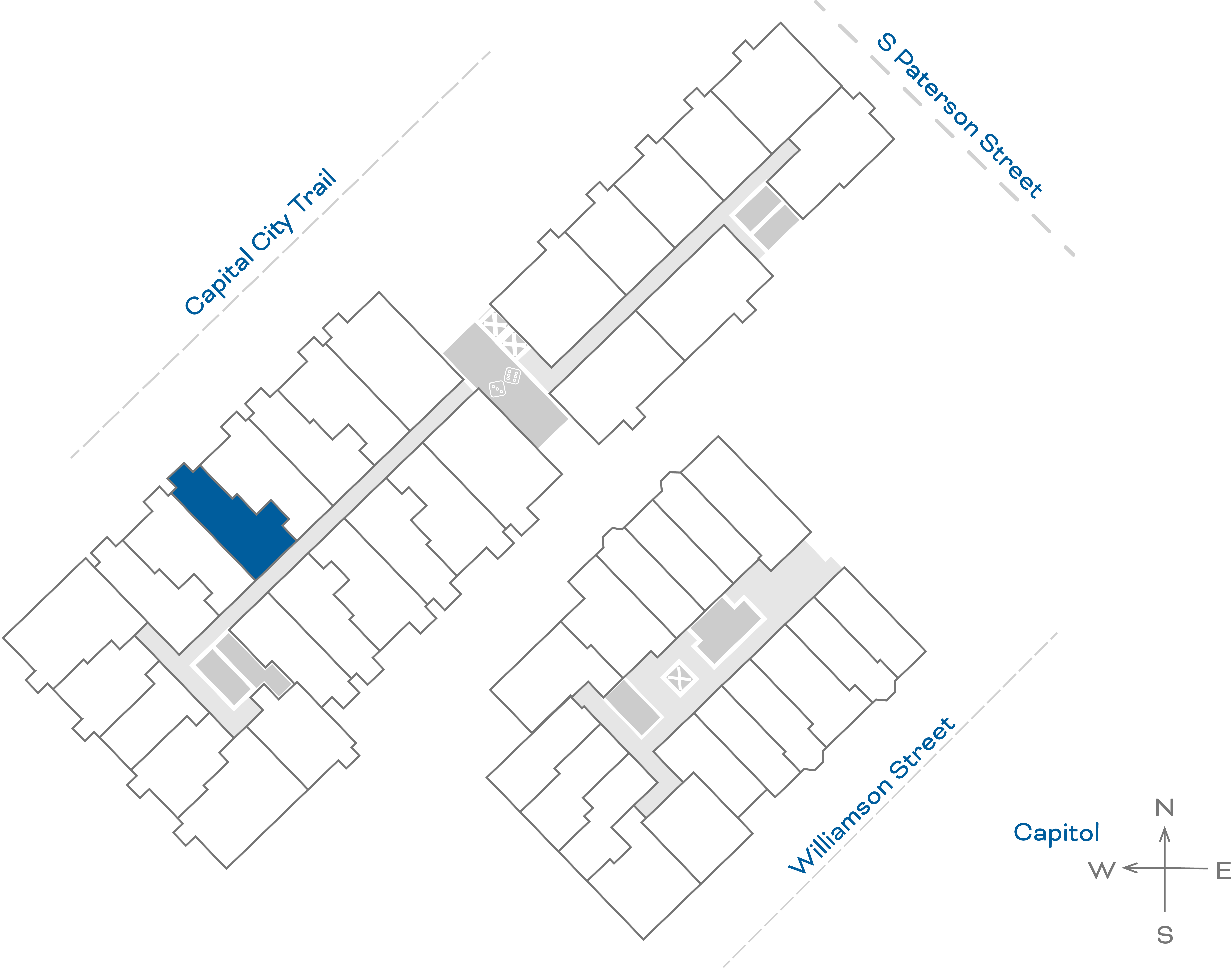 ULI The Irwin N320 - 1 Bed, 1 Bath Floorplate