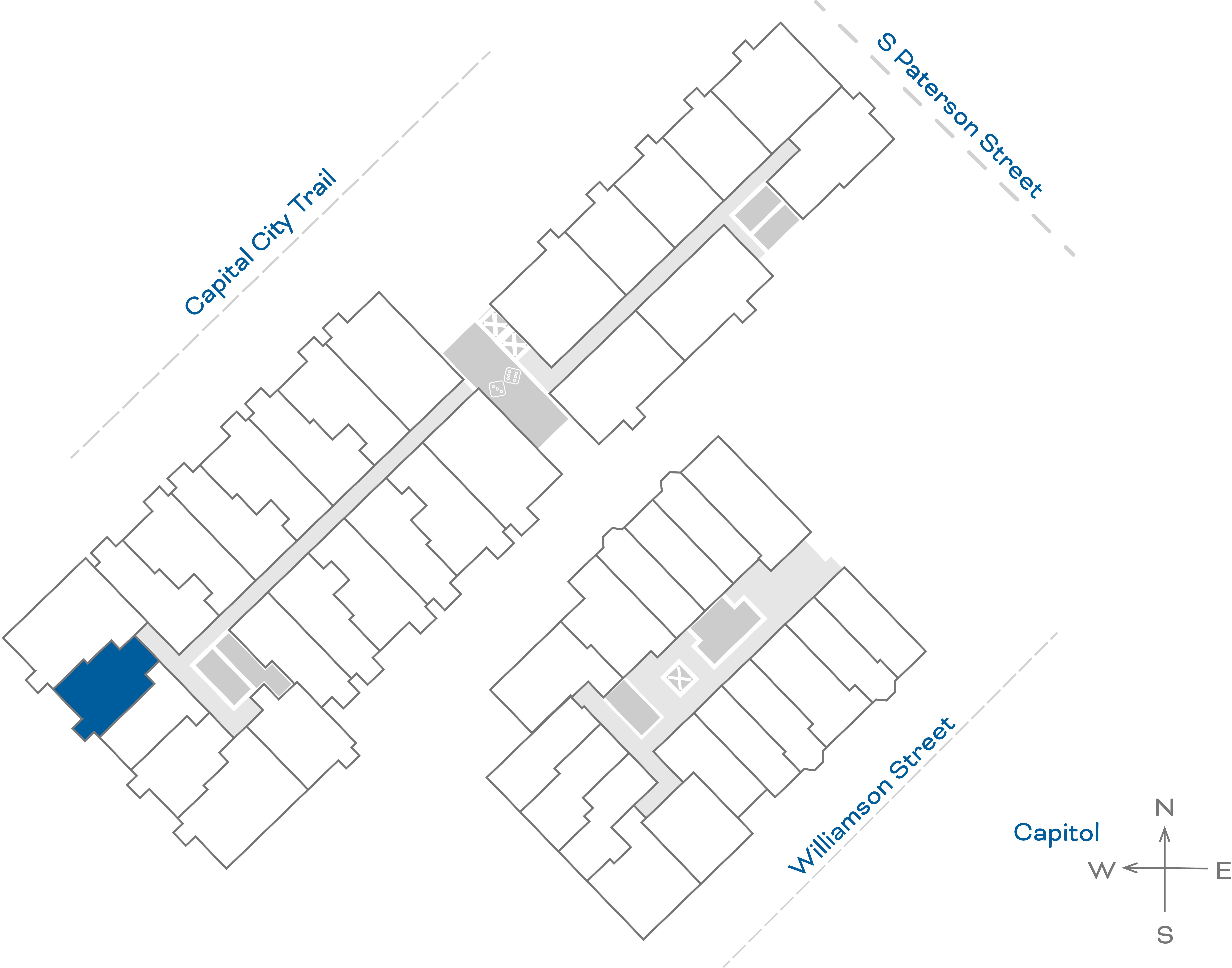 ULI The Irwin N330 - 1 Bed, 1 Bath Floorplate
