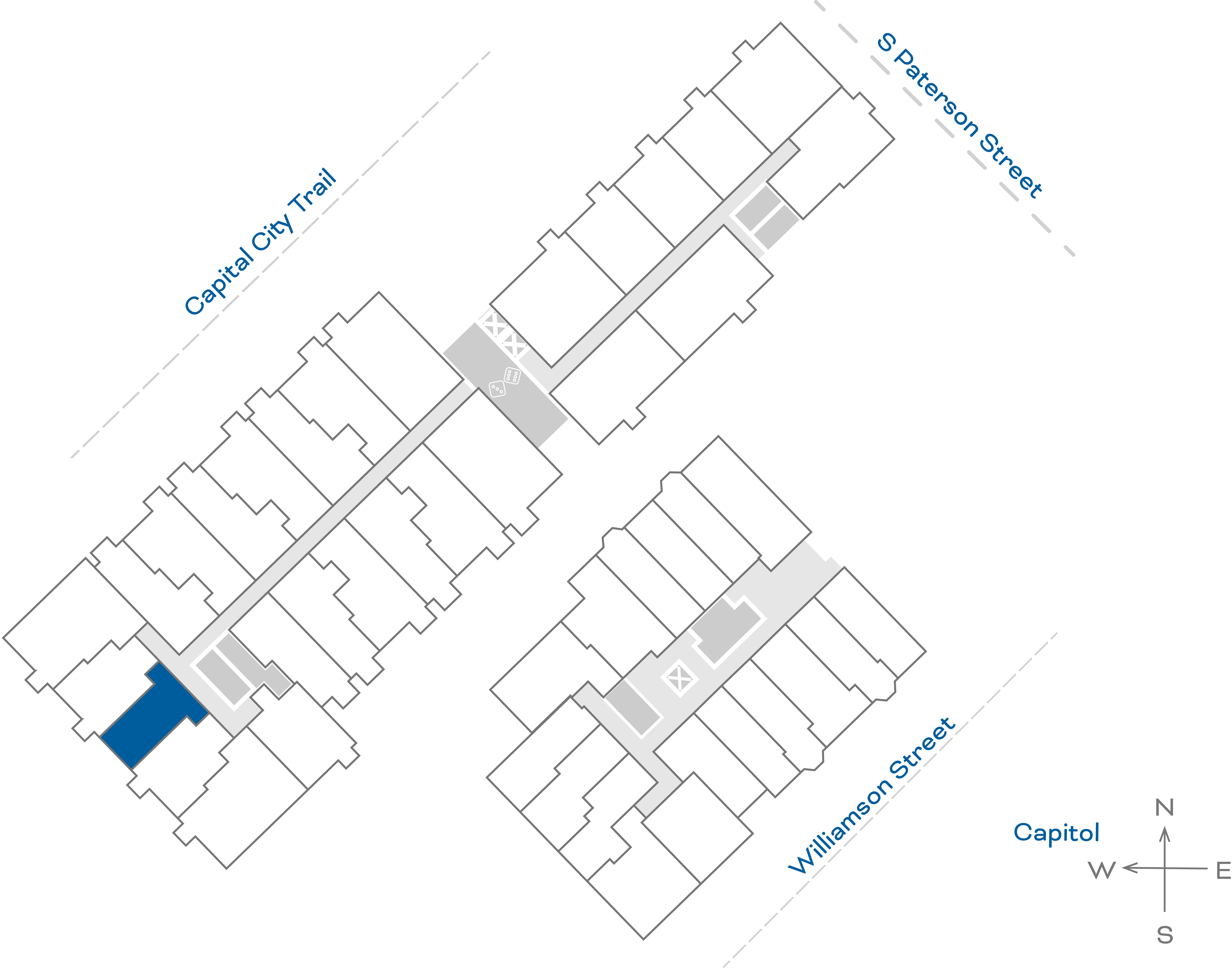ULI The Irwin N332 - Studio, 1 Bath Floorplate