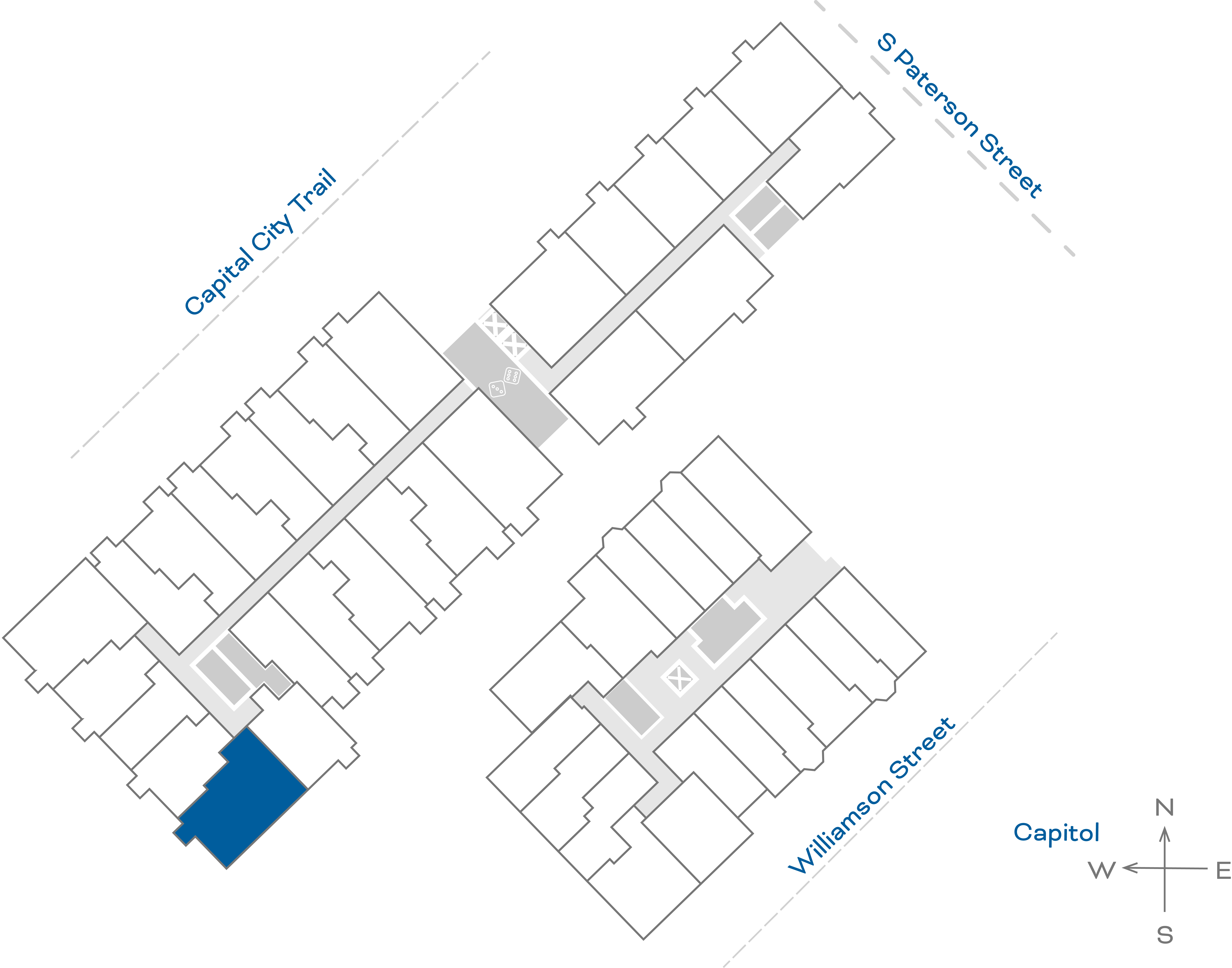 ULI The Irwin N336 - 2 Bed, 2 Bath Floorplate