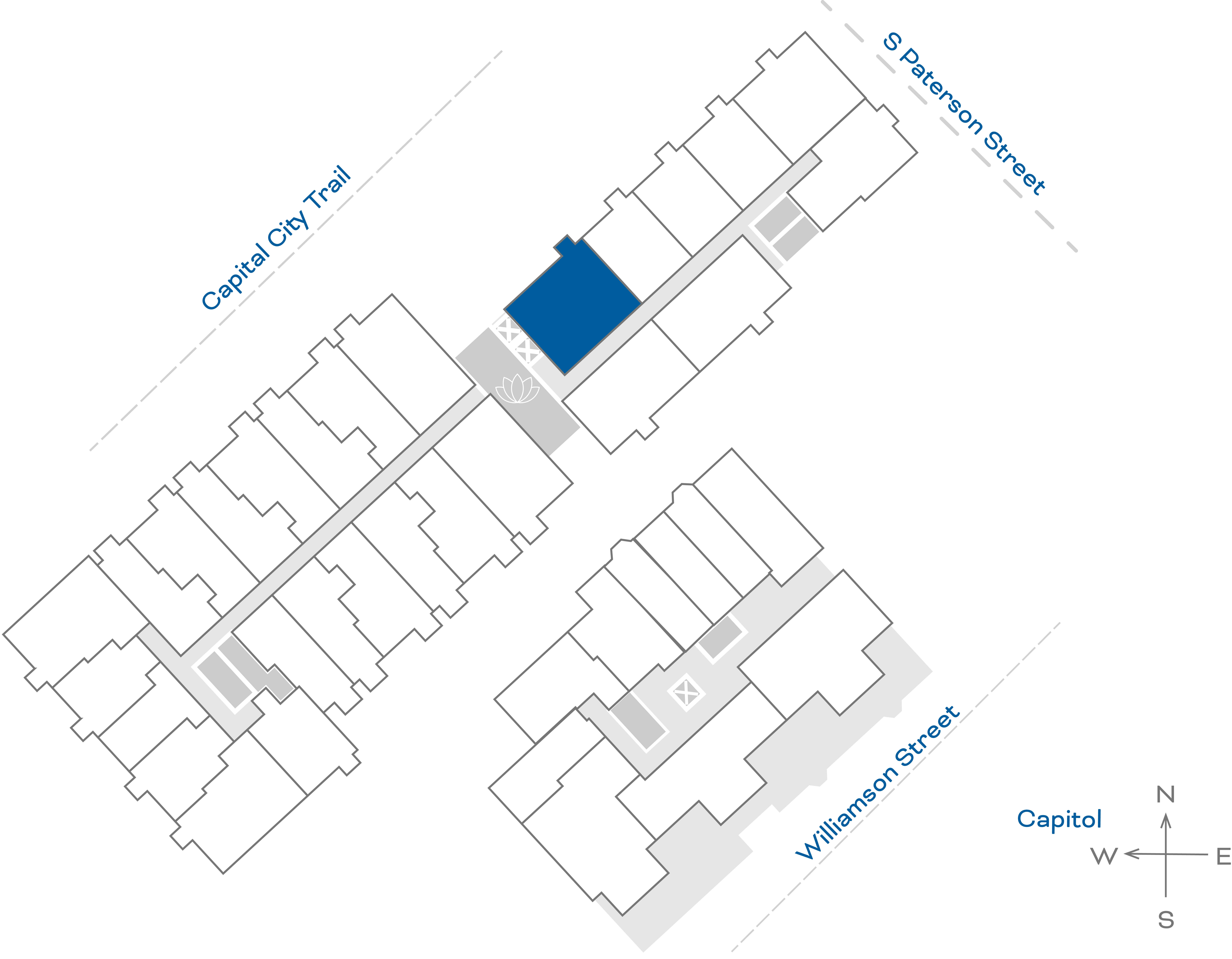 ULI The Irwin N410 - 2 Bed, 2 Bath Floorplate