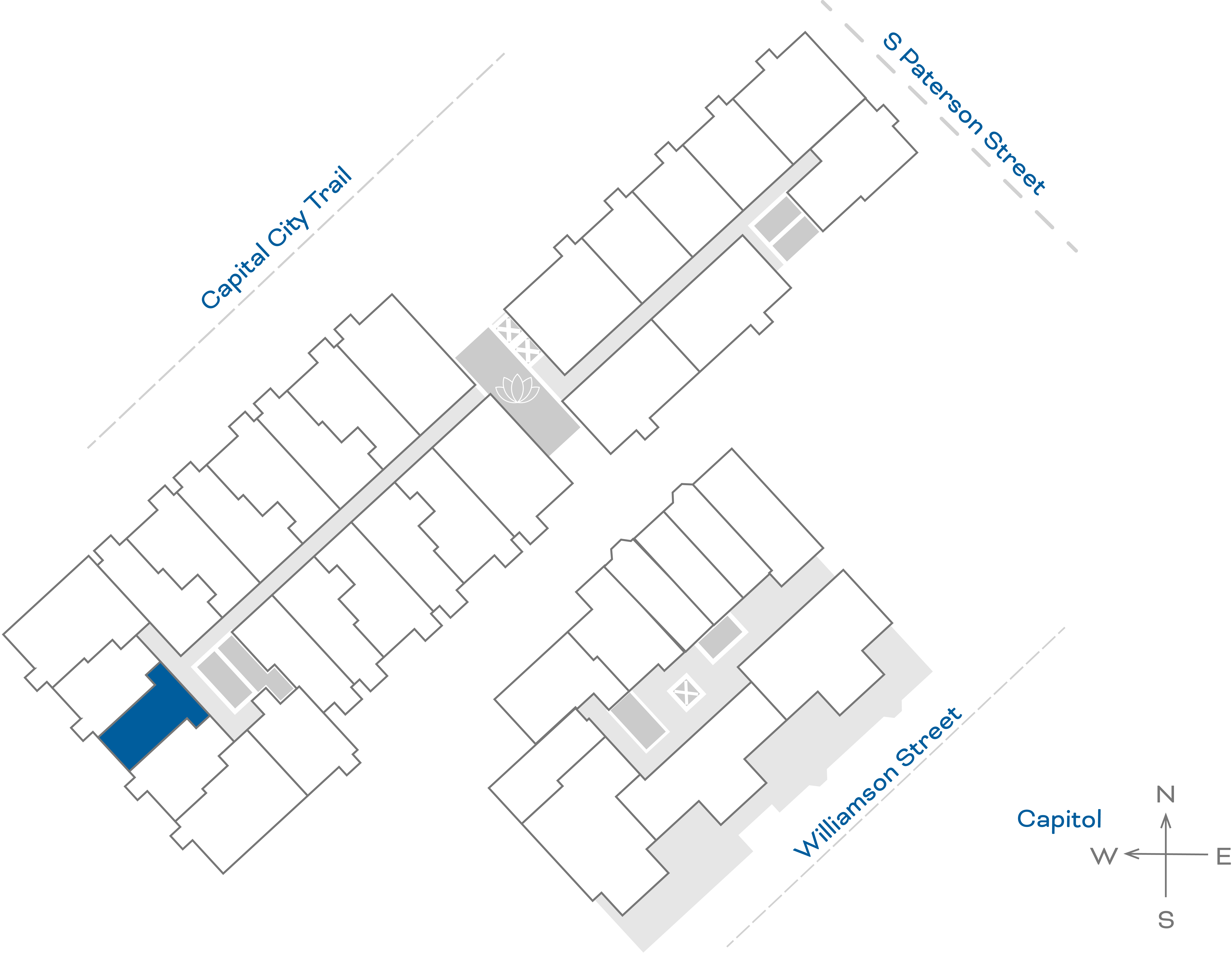 ULI The Irwin N432 - Studio, 1 Bath Floorplate