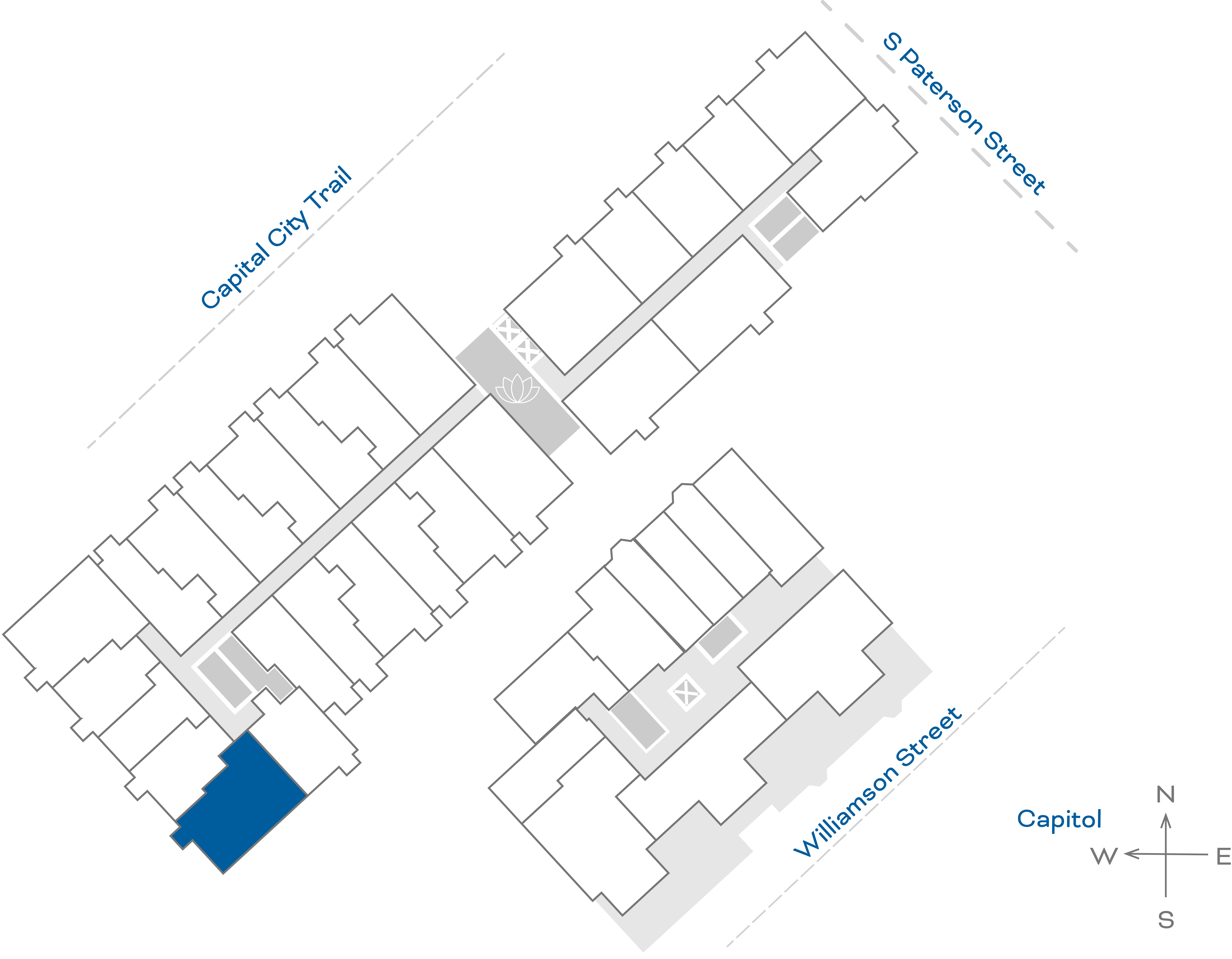 ULI The Irwin N436 - 2 Bed, 2 Bath Floorplate