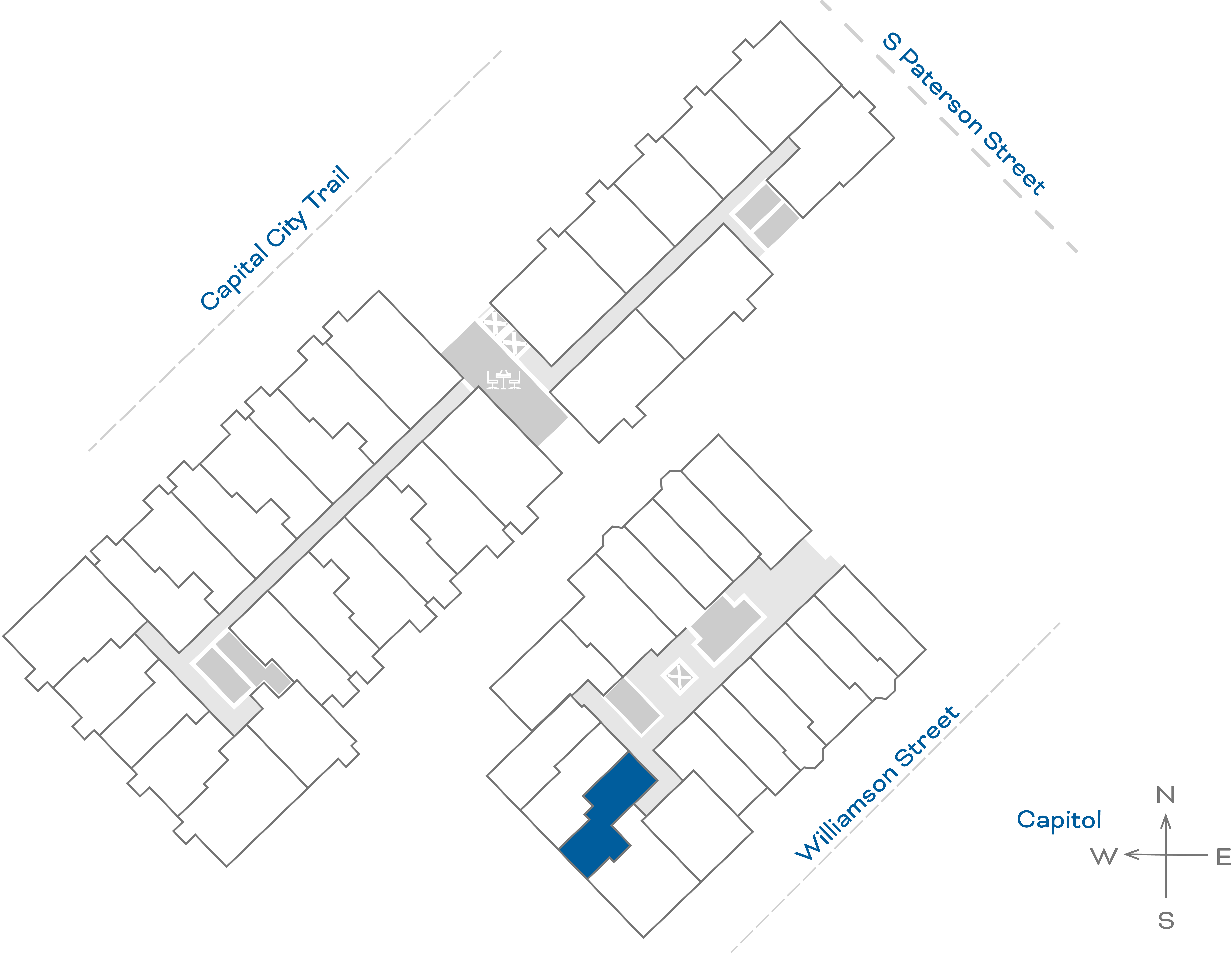 ULI The Irwin S207 - Studio, 1 Bath Floorplate