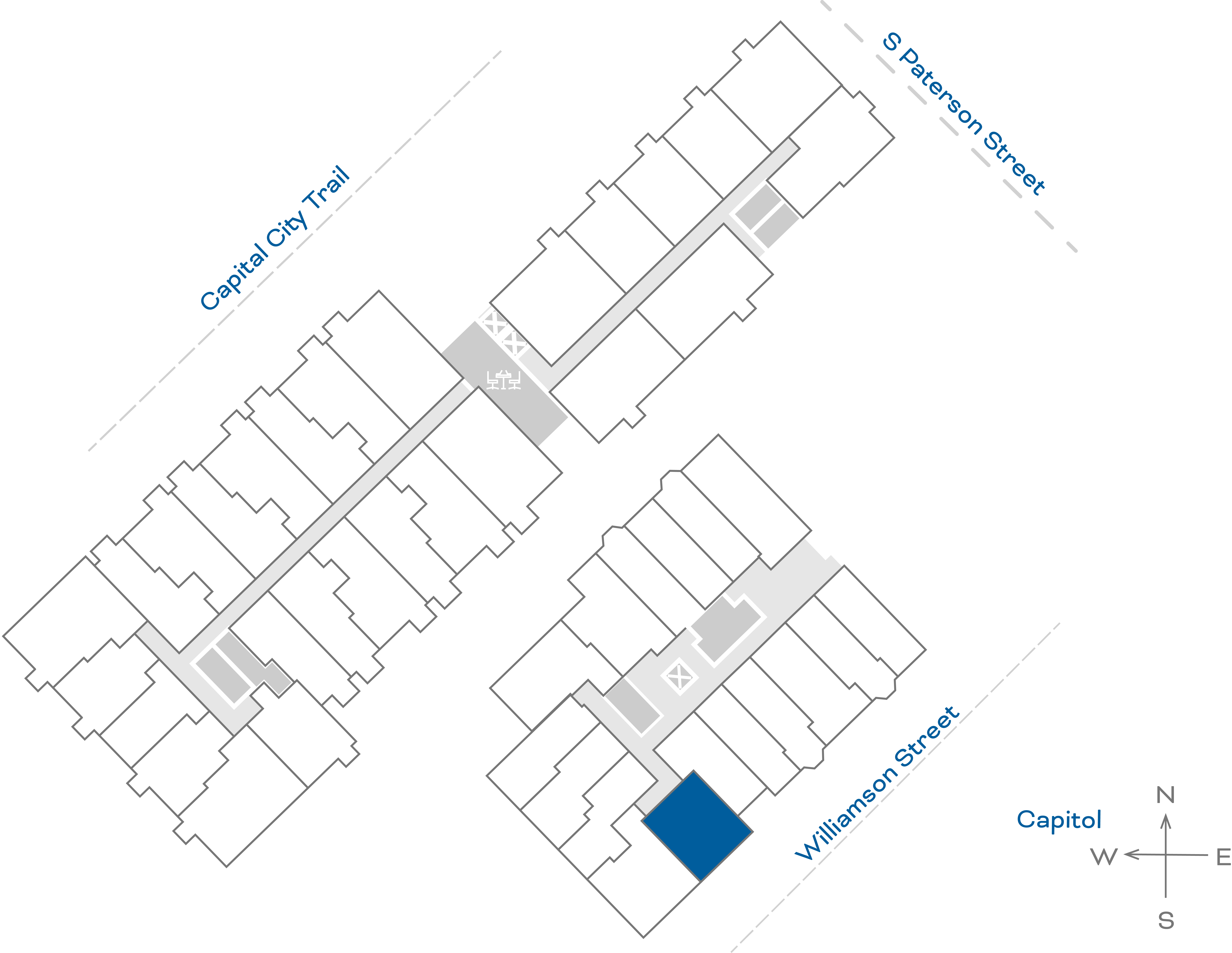 ULI The Irwin S209 - 1 Bed, 1 Bath Floorplate