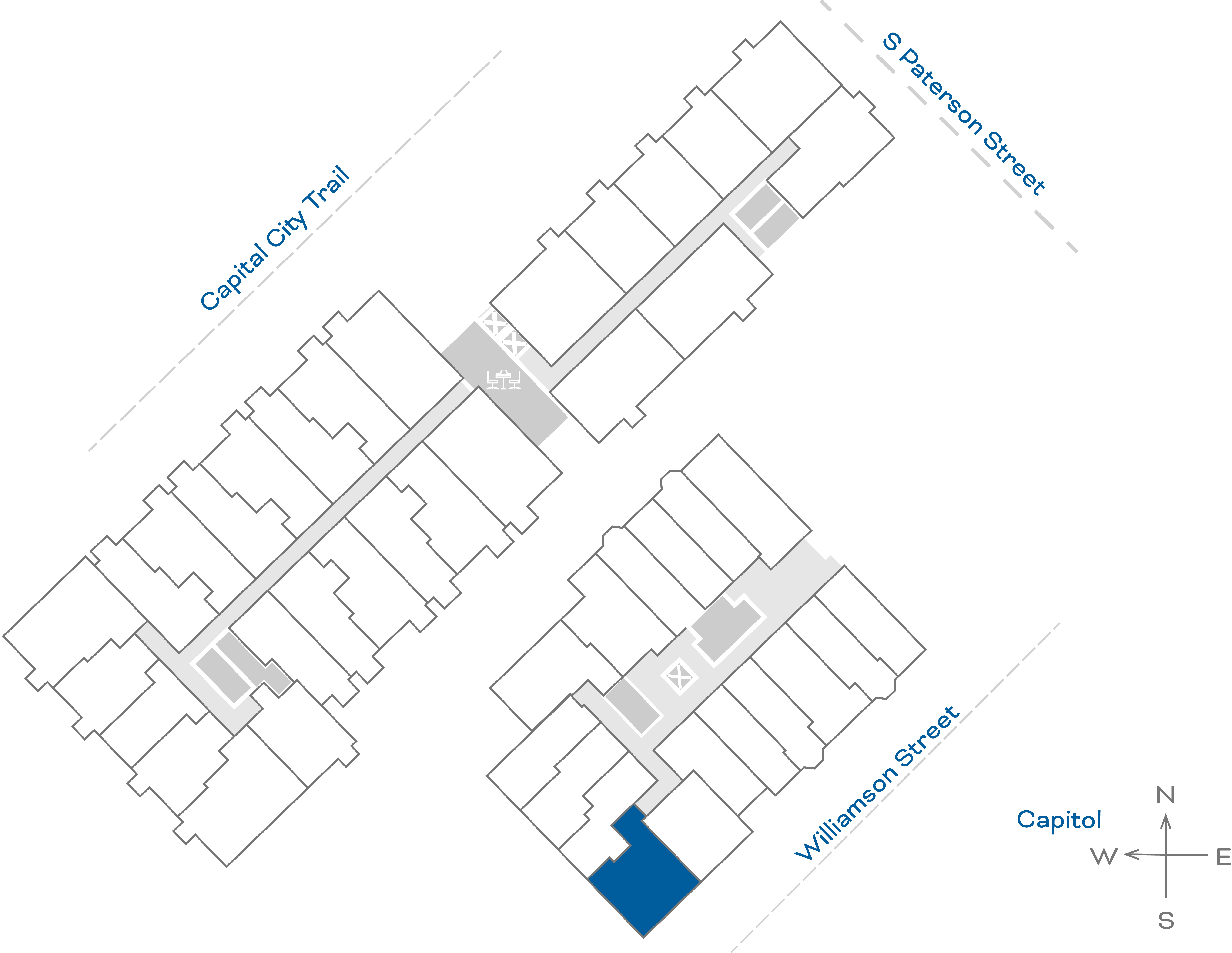 ULI The Irwin S211 - 1 Bed, 1 Bath Floorplate