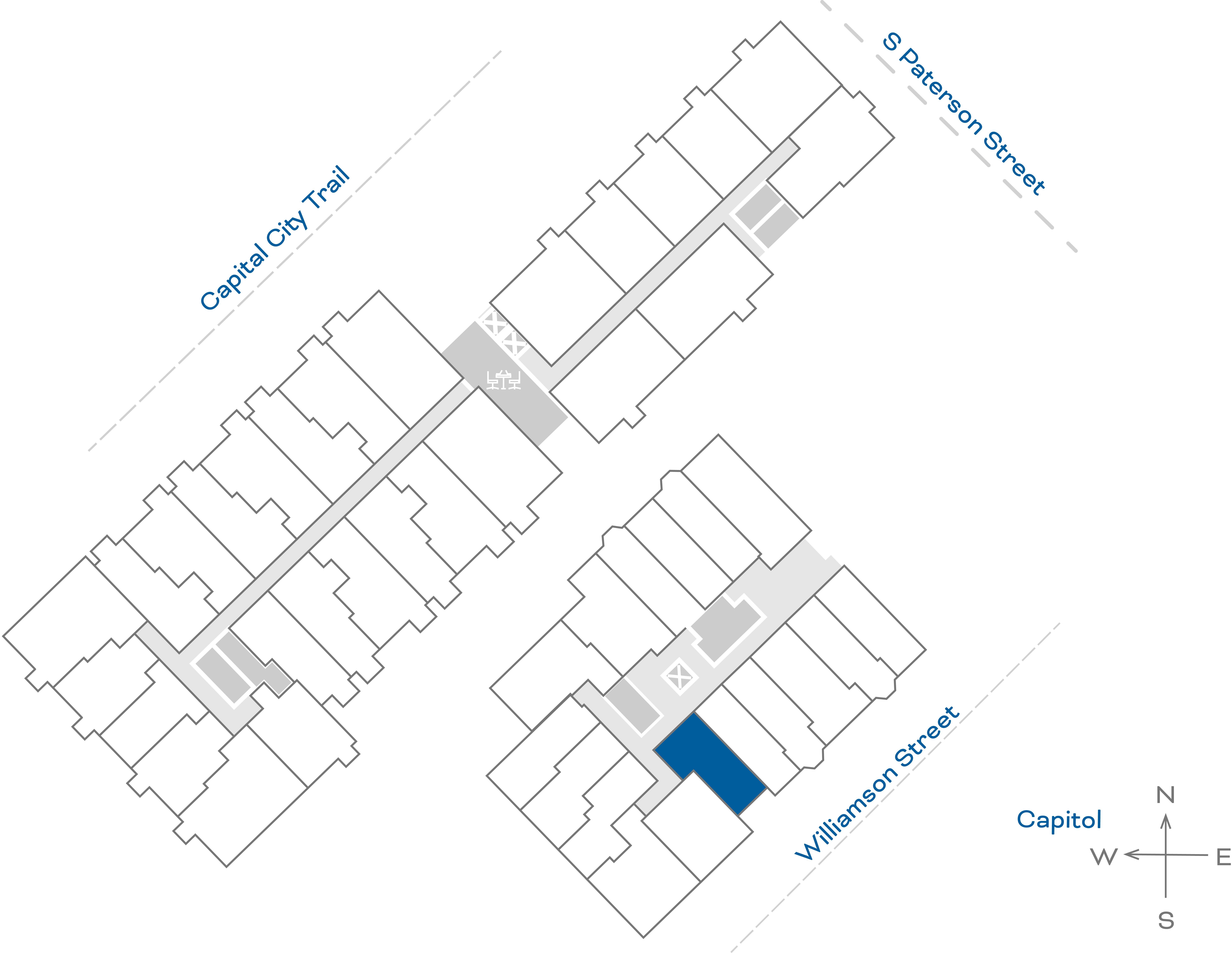 ULI The Irwin S213 - Studio, 1 Bath Floorplate
