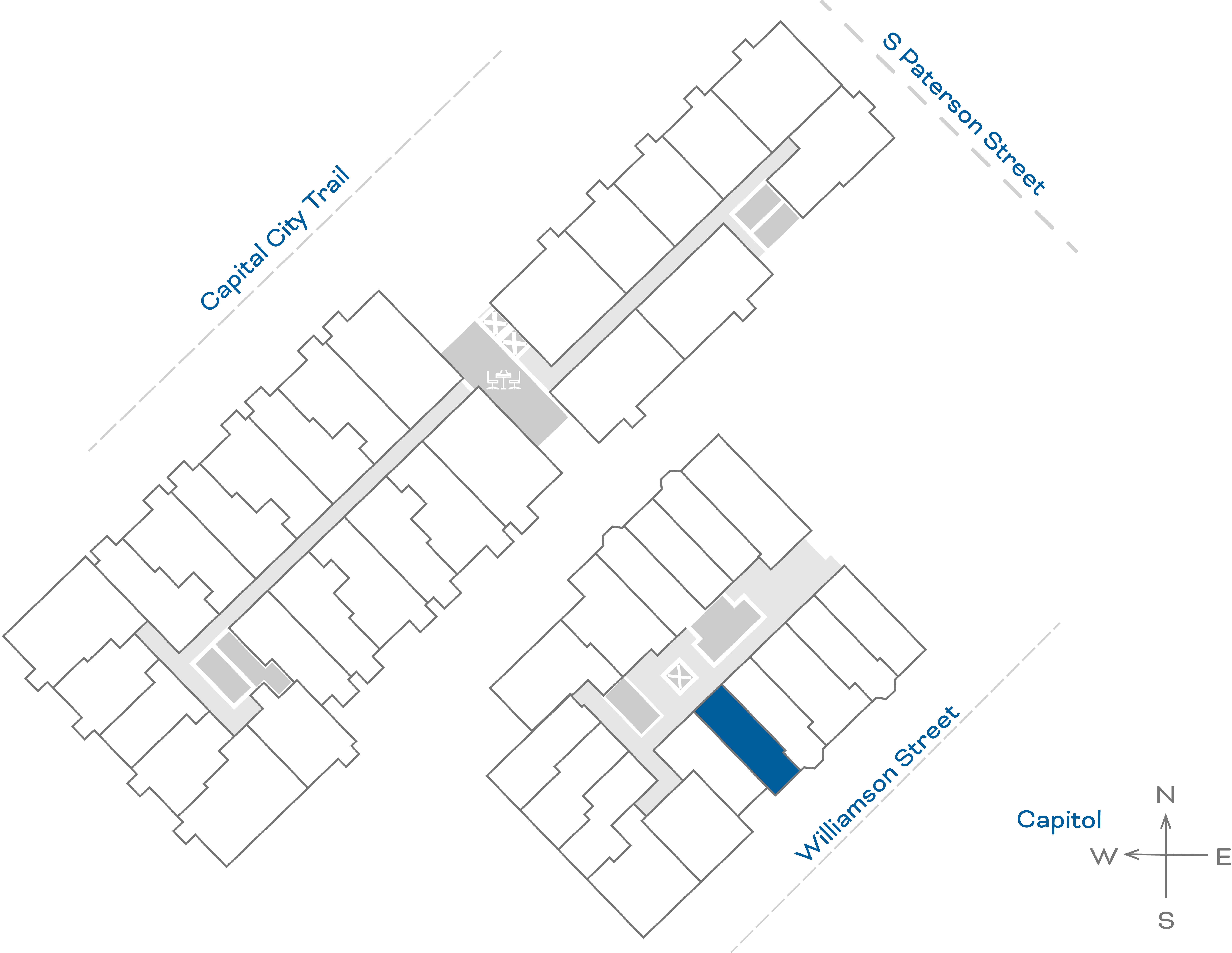 ULI The Irwin S215 - Studio, 1 Bath Floorplate