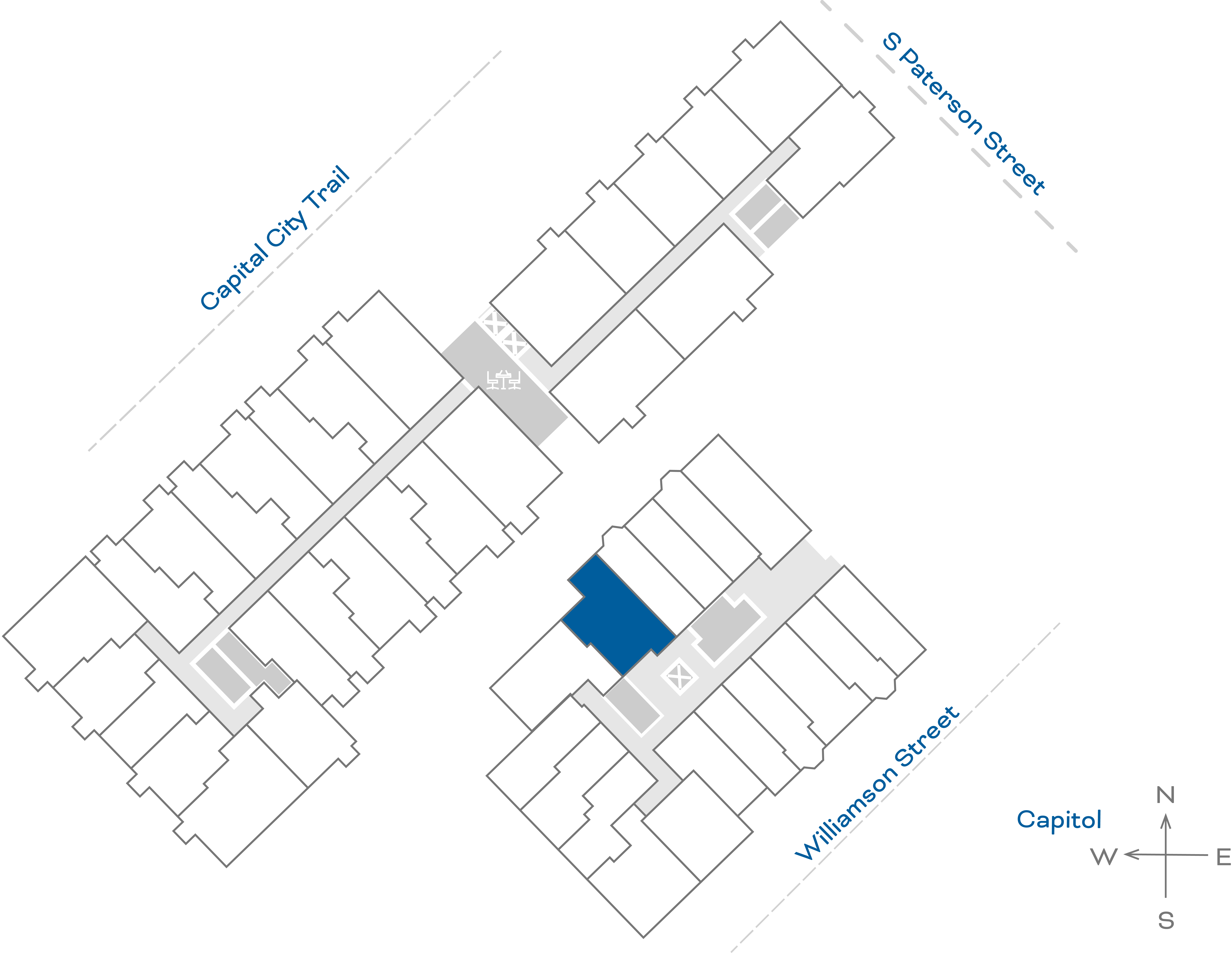 ULI The Irwin S216 - 1 Bed, 1 Bath Floorplate