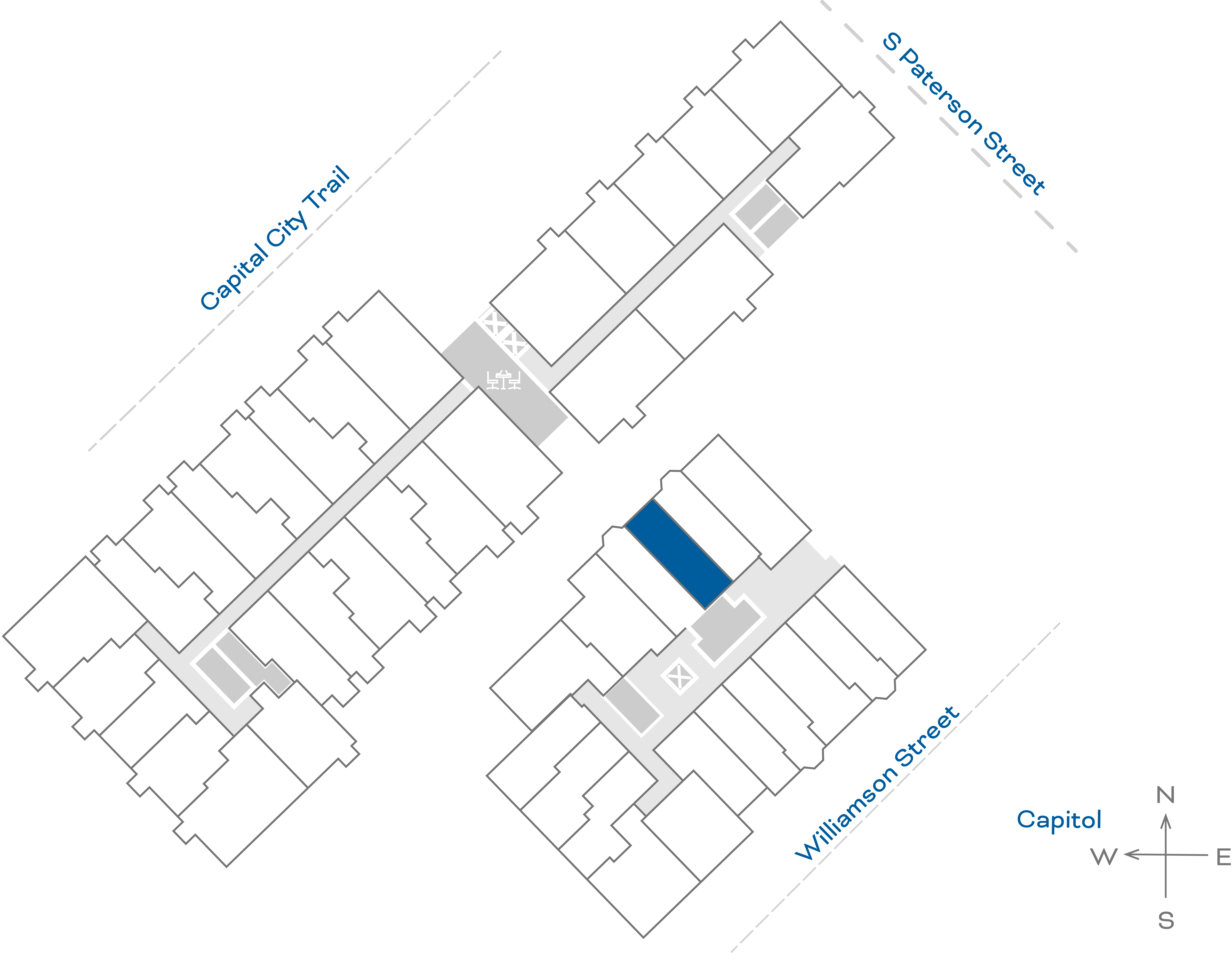 ULI The Irwin S222 - Studio, 1 Bath Floorplate