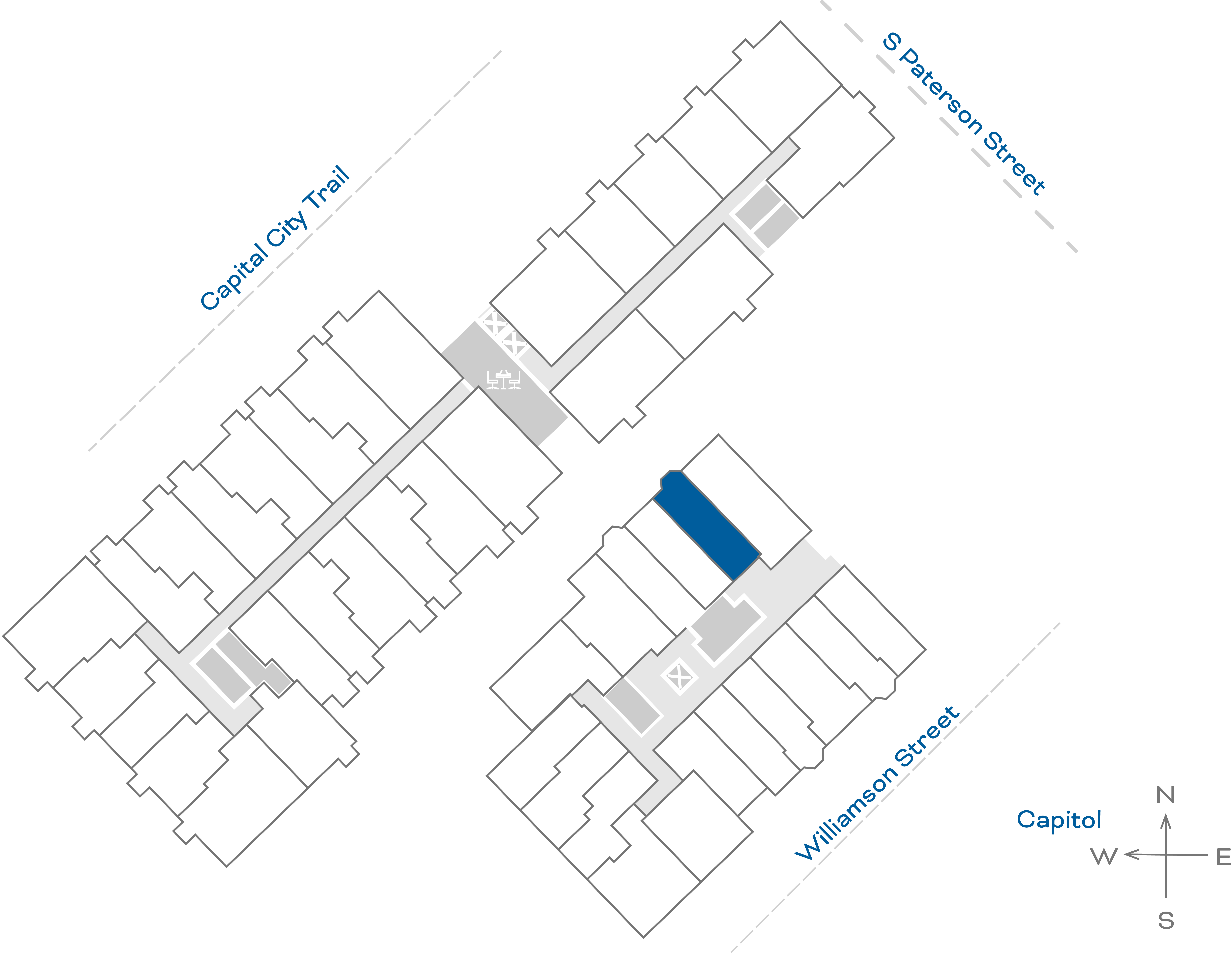 ULI The Irwin S224 - Studio, 1 Bath Floorplate