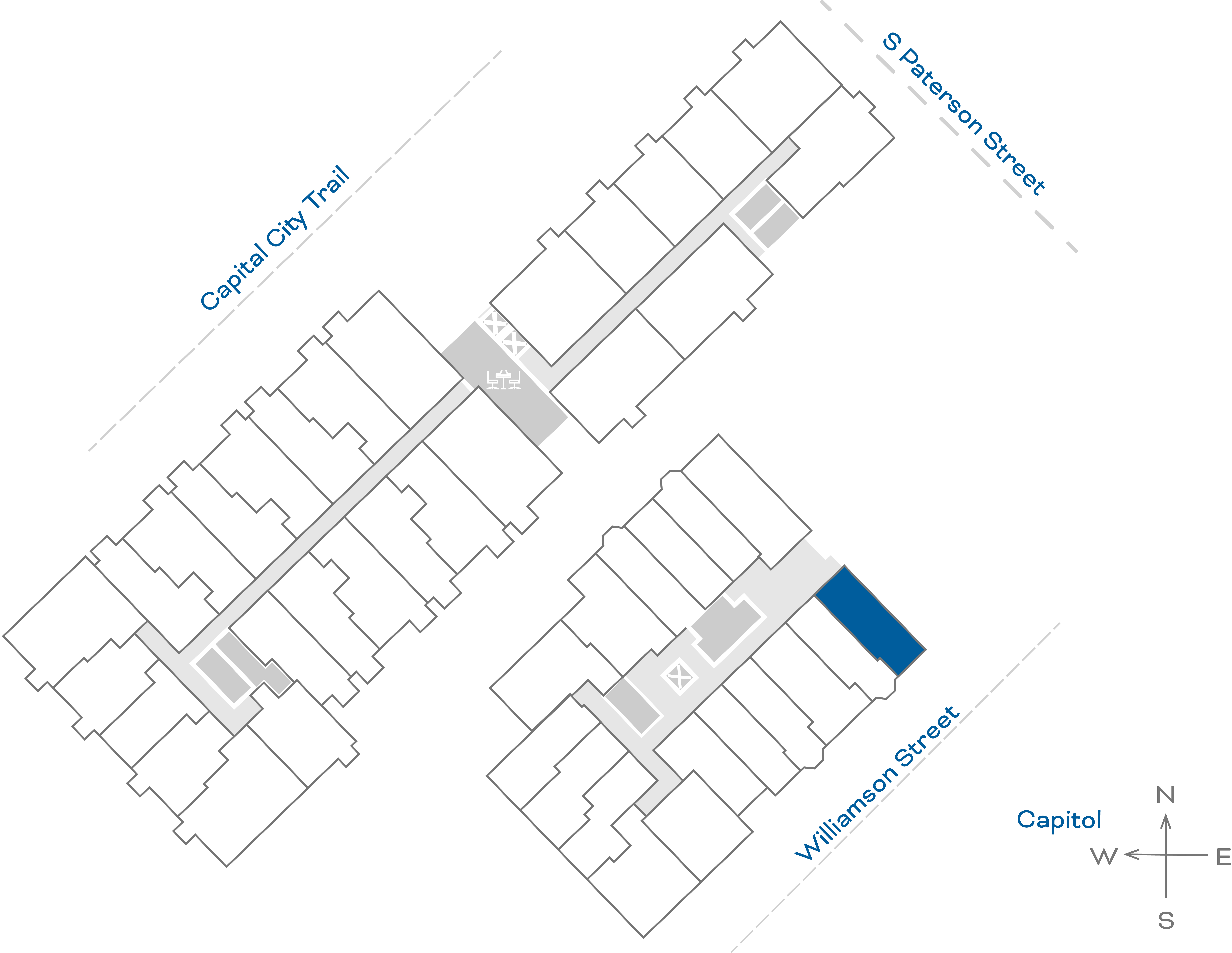 ULI The Irwin S229 - Studio, 1 Bath Floorplate