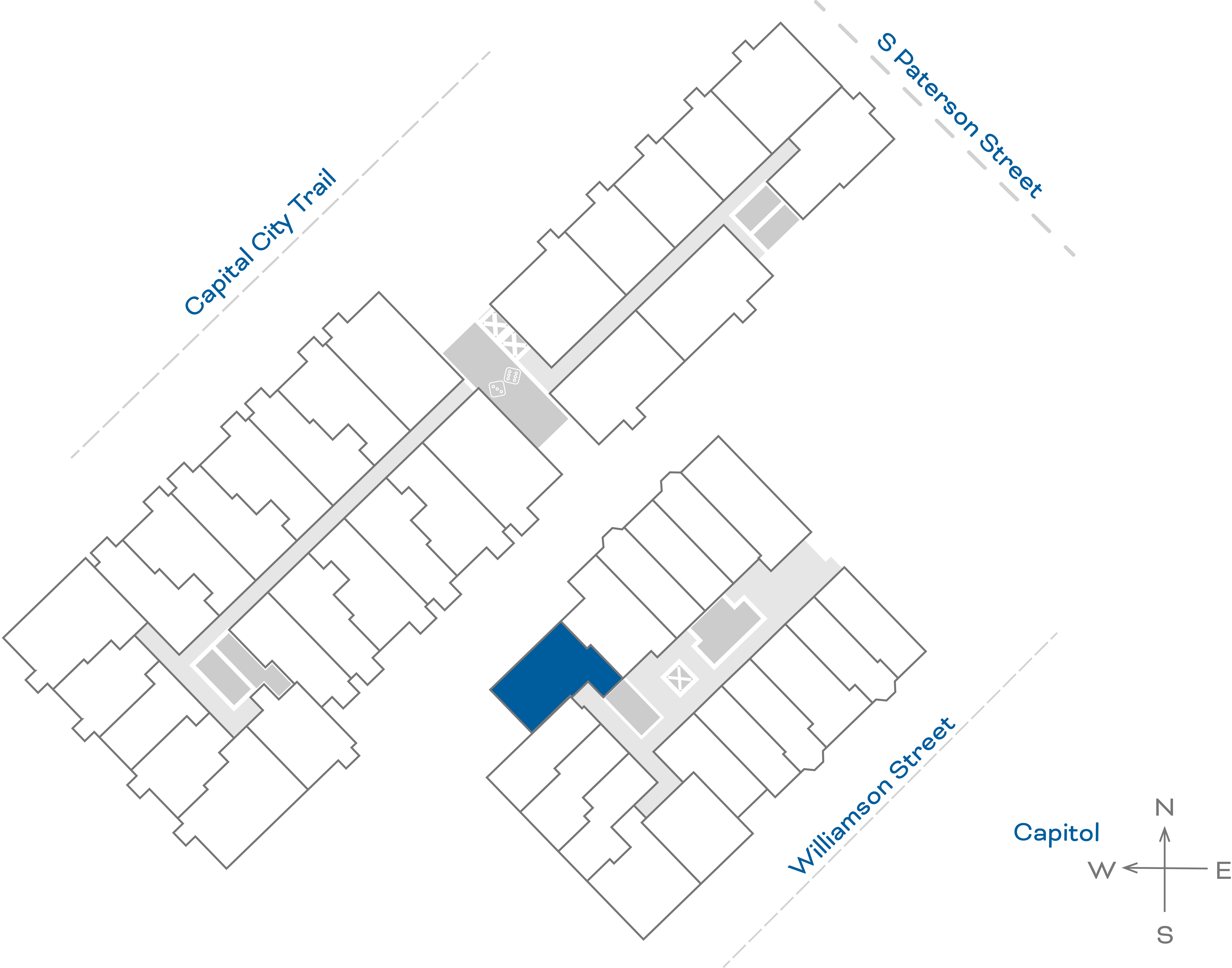 ULI The Irwin S301 - 1 Bed, 1 Bath Floorplate