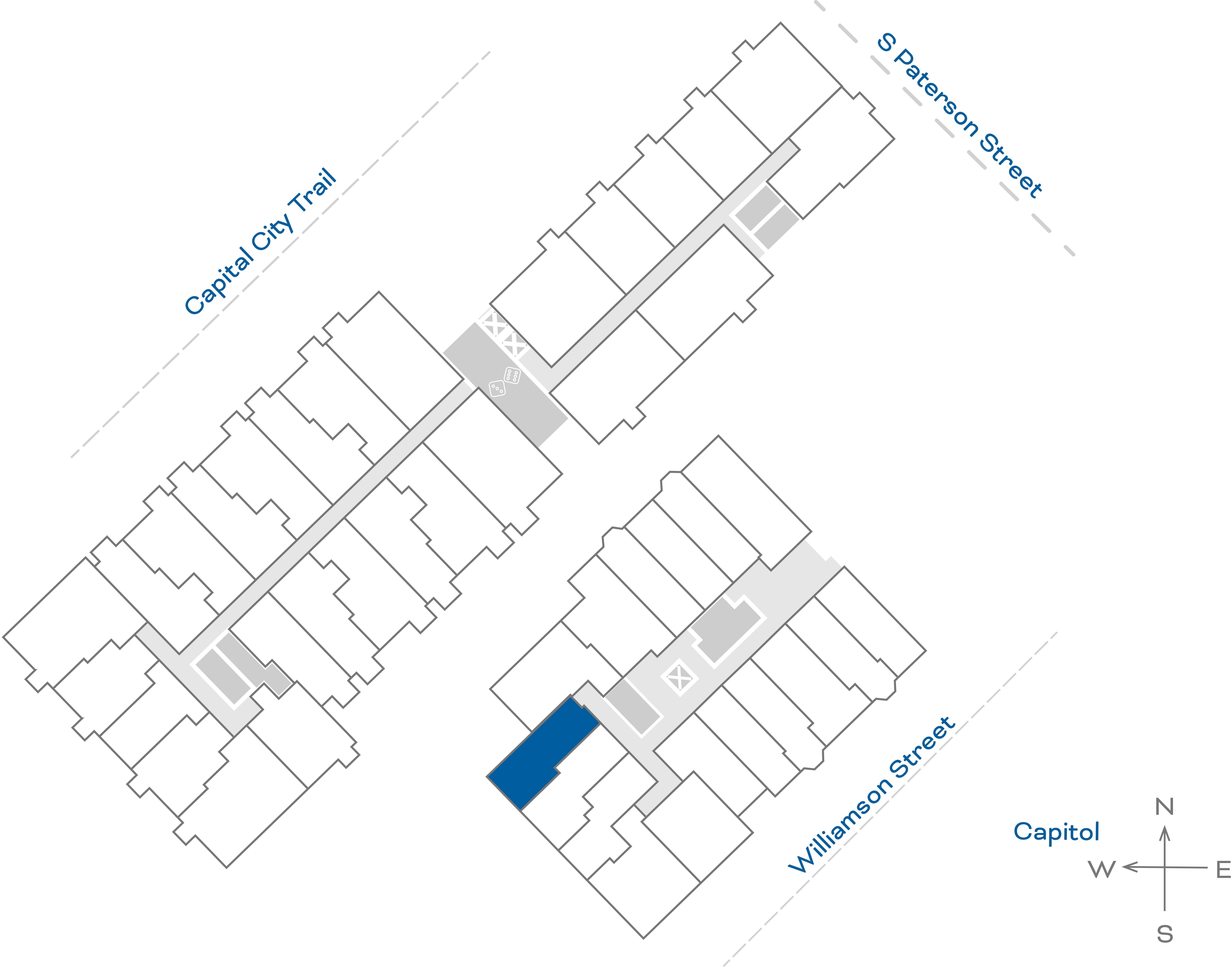 ULI The Irwin S303 - Studio, 1 Bath Floorplate