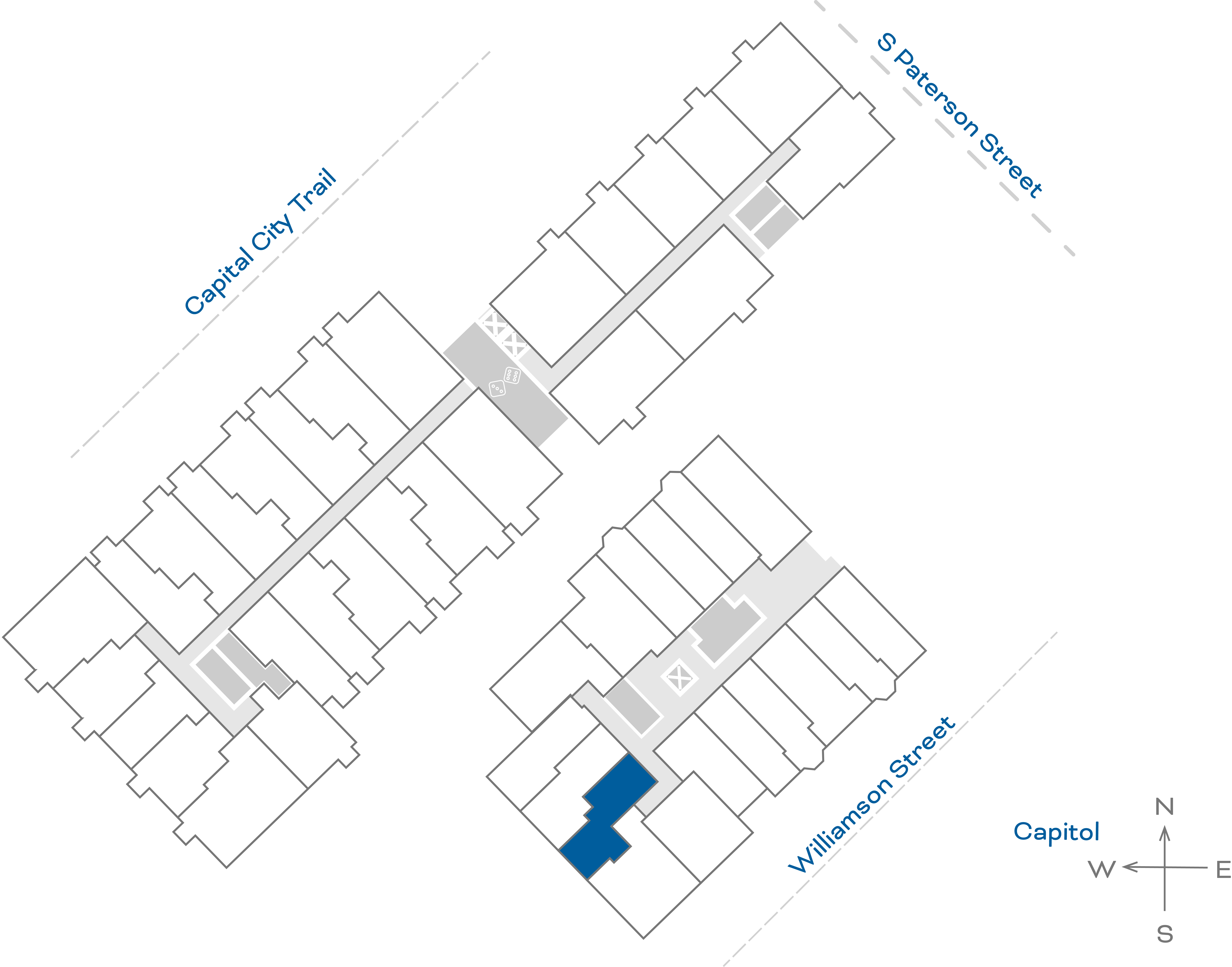 ULI The Irwin S307 - Studio, 1 Bath Floorplate