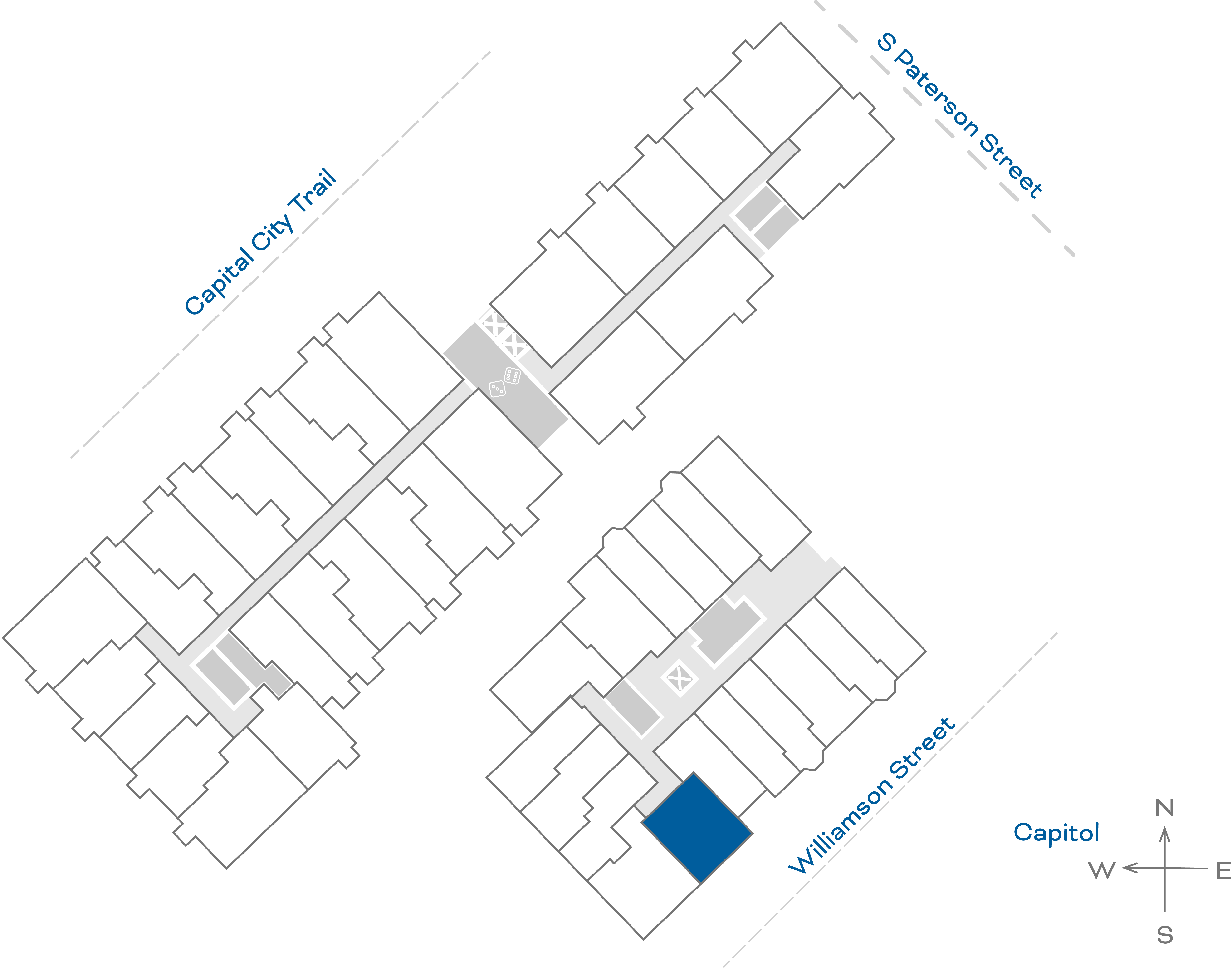 ULI The Irwin S309 - 1 Bed, 1 Bath Floorplate