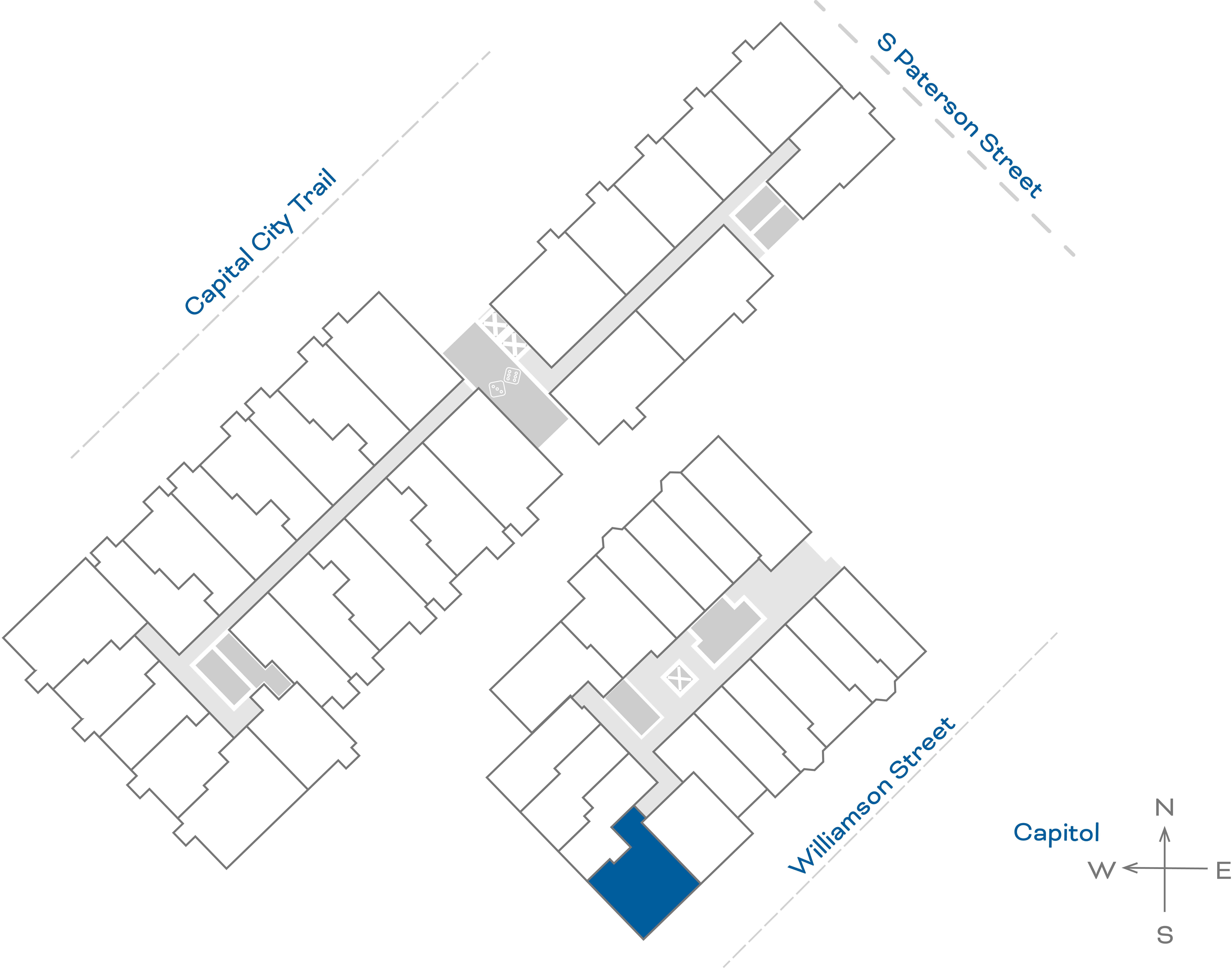 ULI The Irwin S311 - 1 Bed, 1 Bath Floorplate