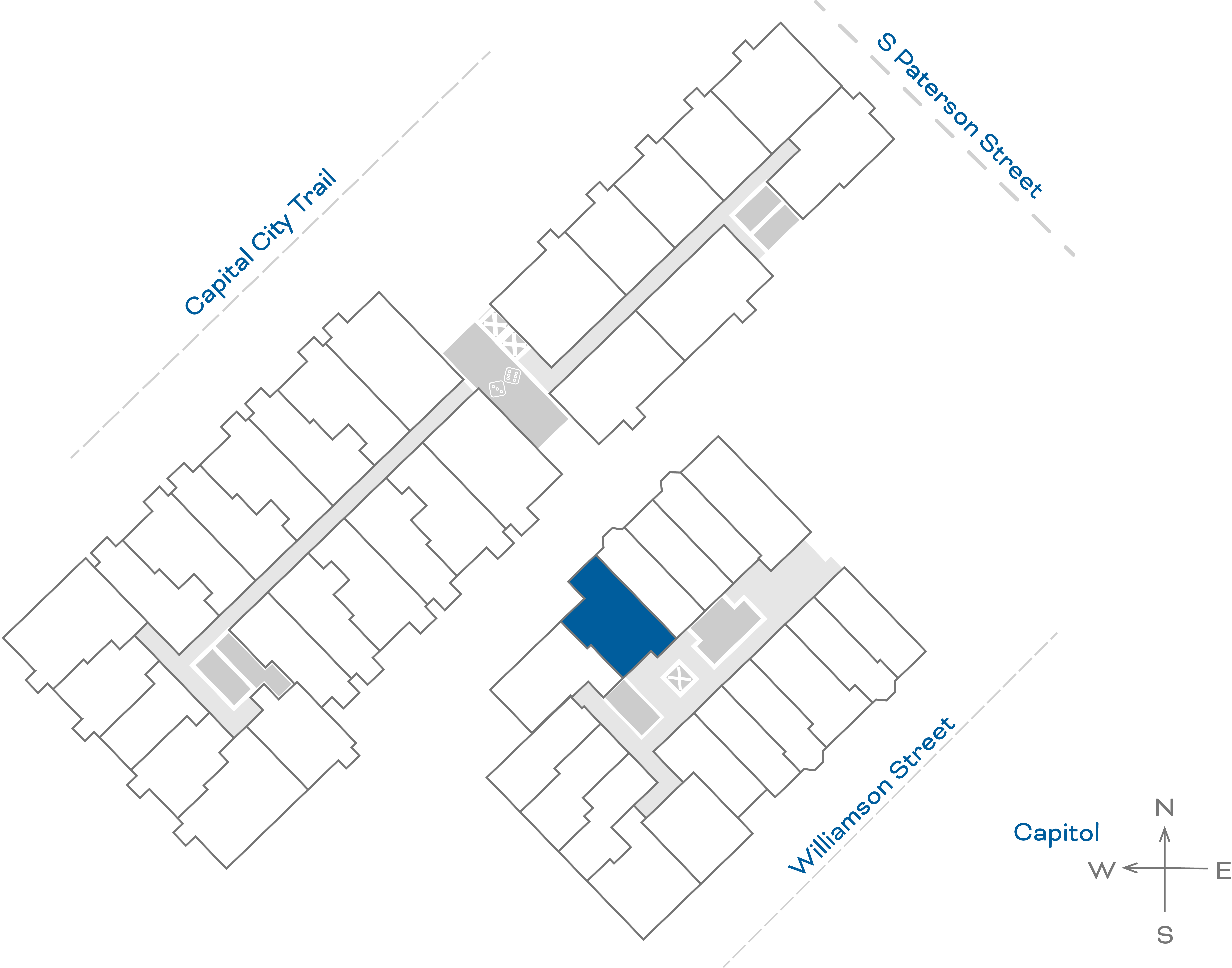ULI The Irwin S316 - 1 Bed, 1 Bath Floorplate
