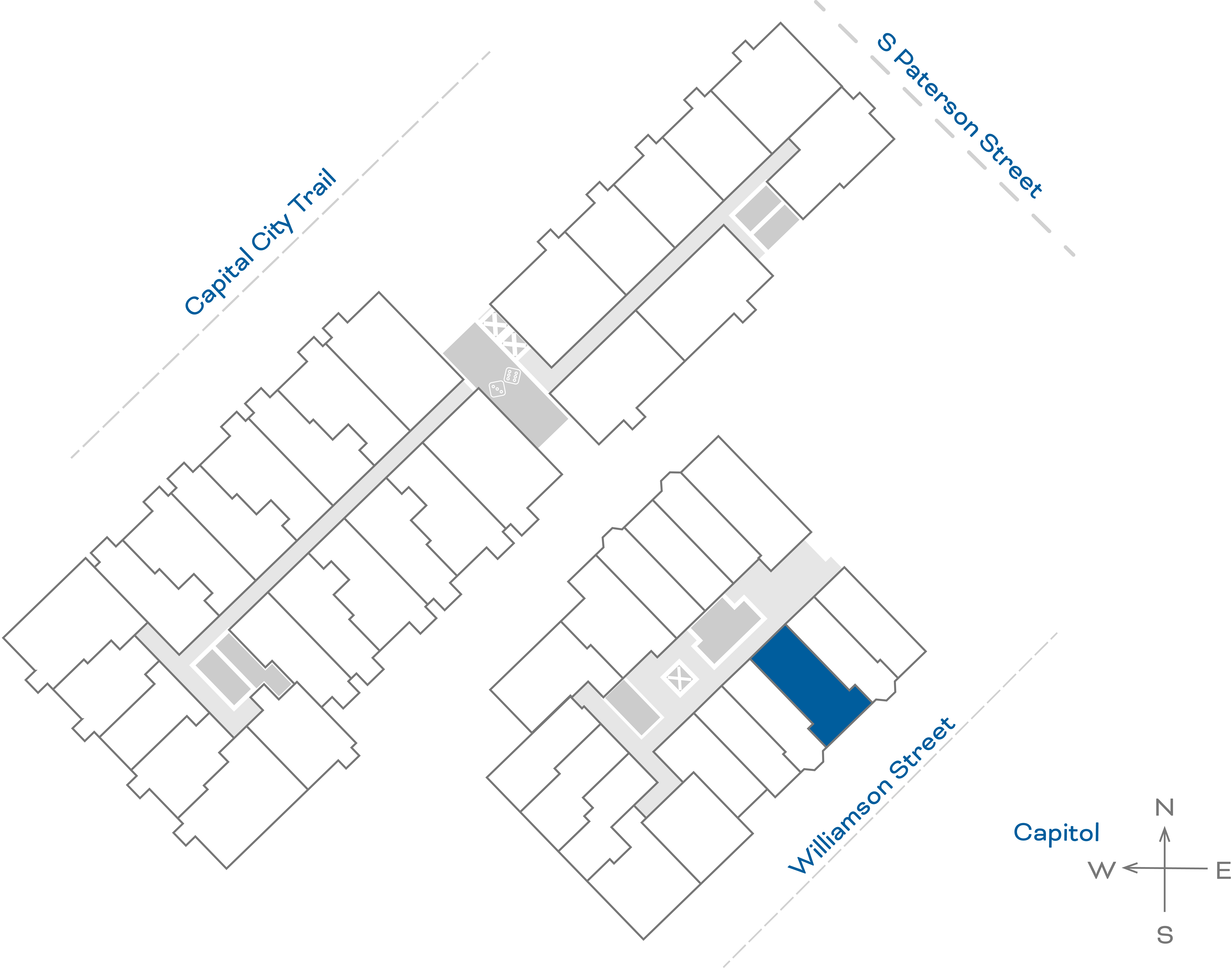 ULI The Irwin S321 - 1 Bed, 1 Bath Floorplate