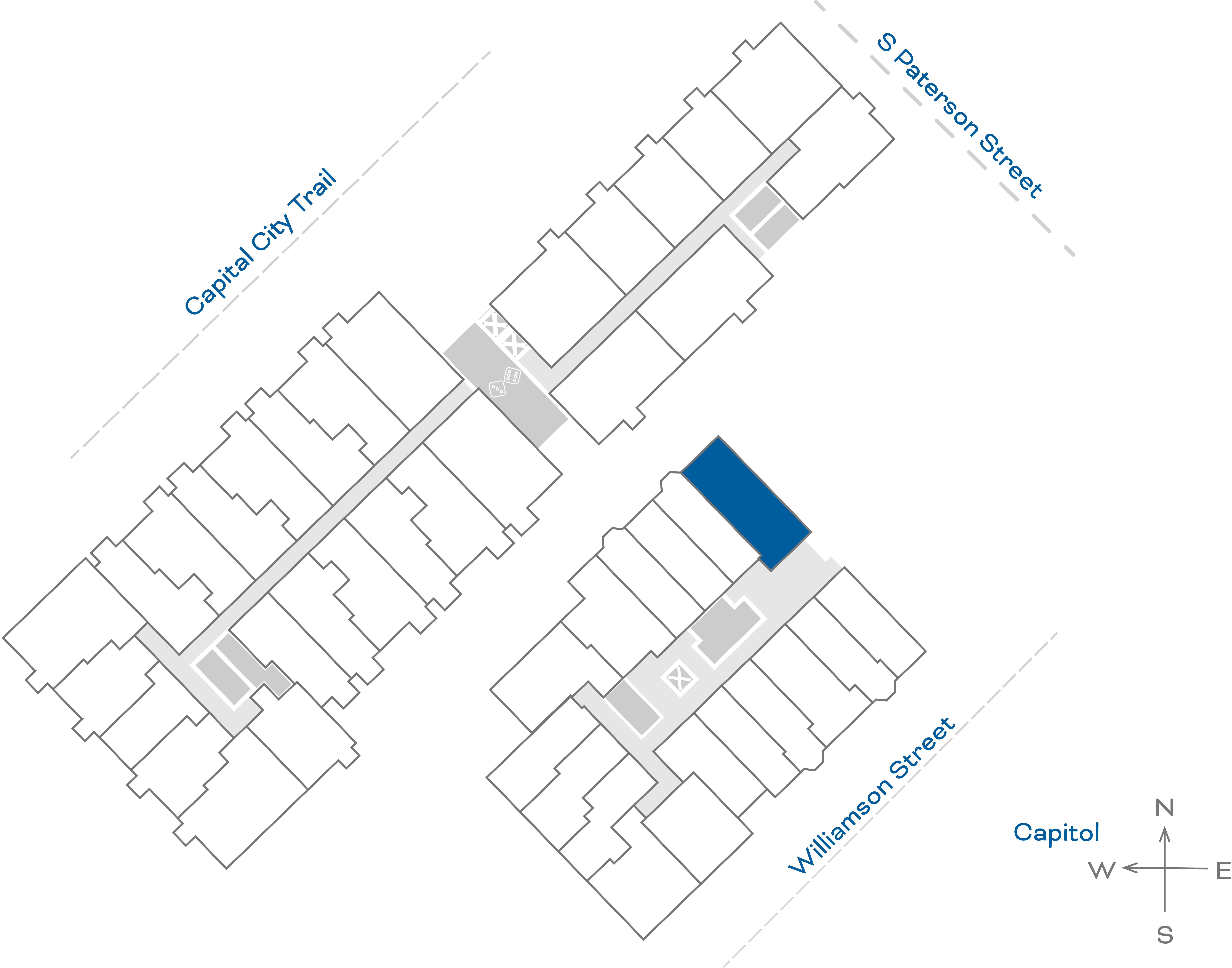 ULI The Irwin S326 - 1 Bed, 1 Bath Floorplate