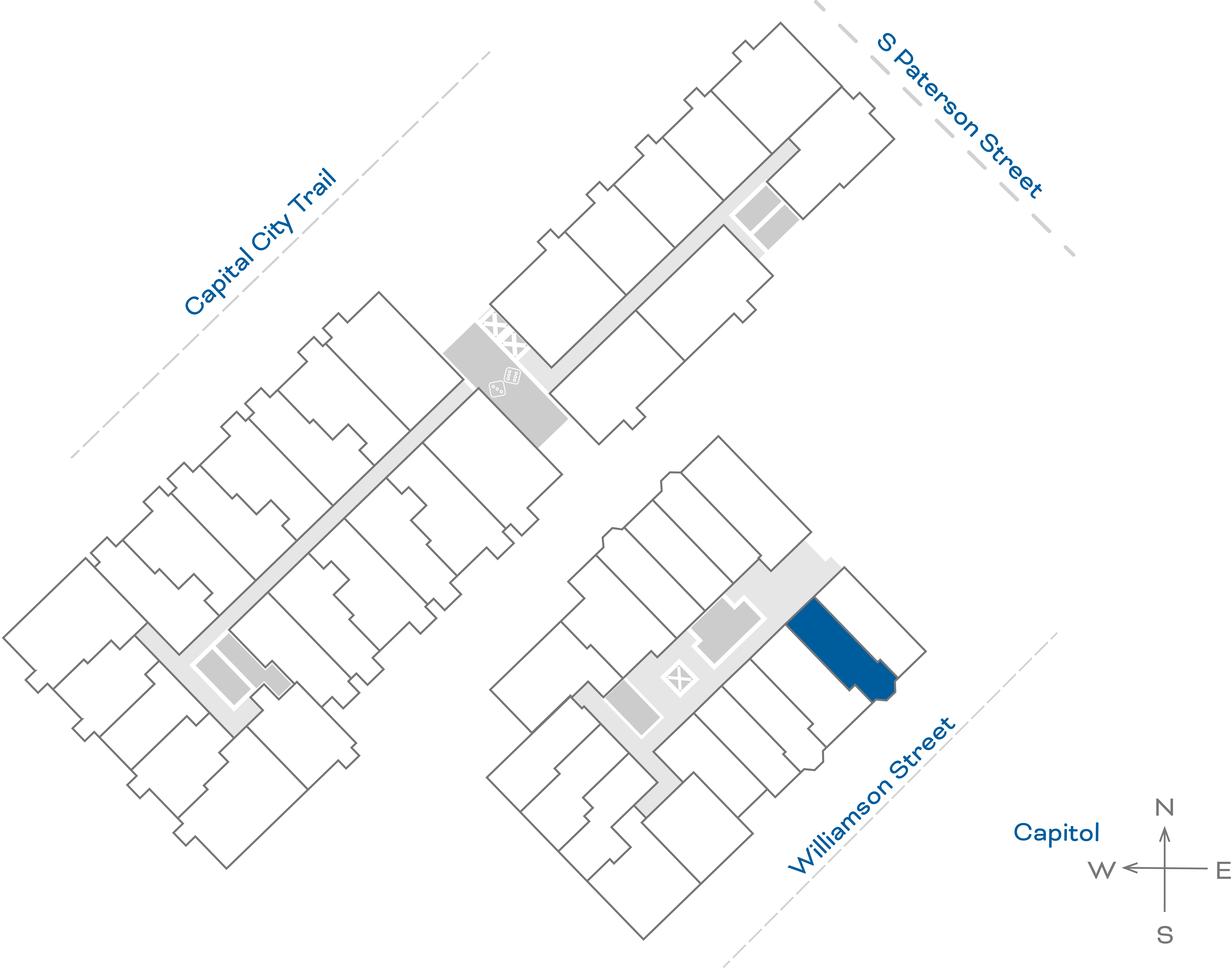 ULI The Irwin S327 - Studio, 1 Bath Floorplate