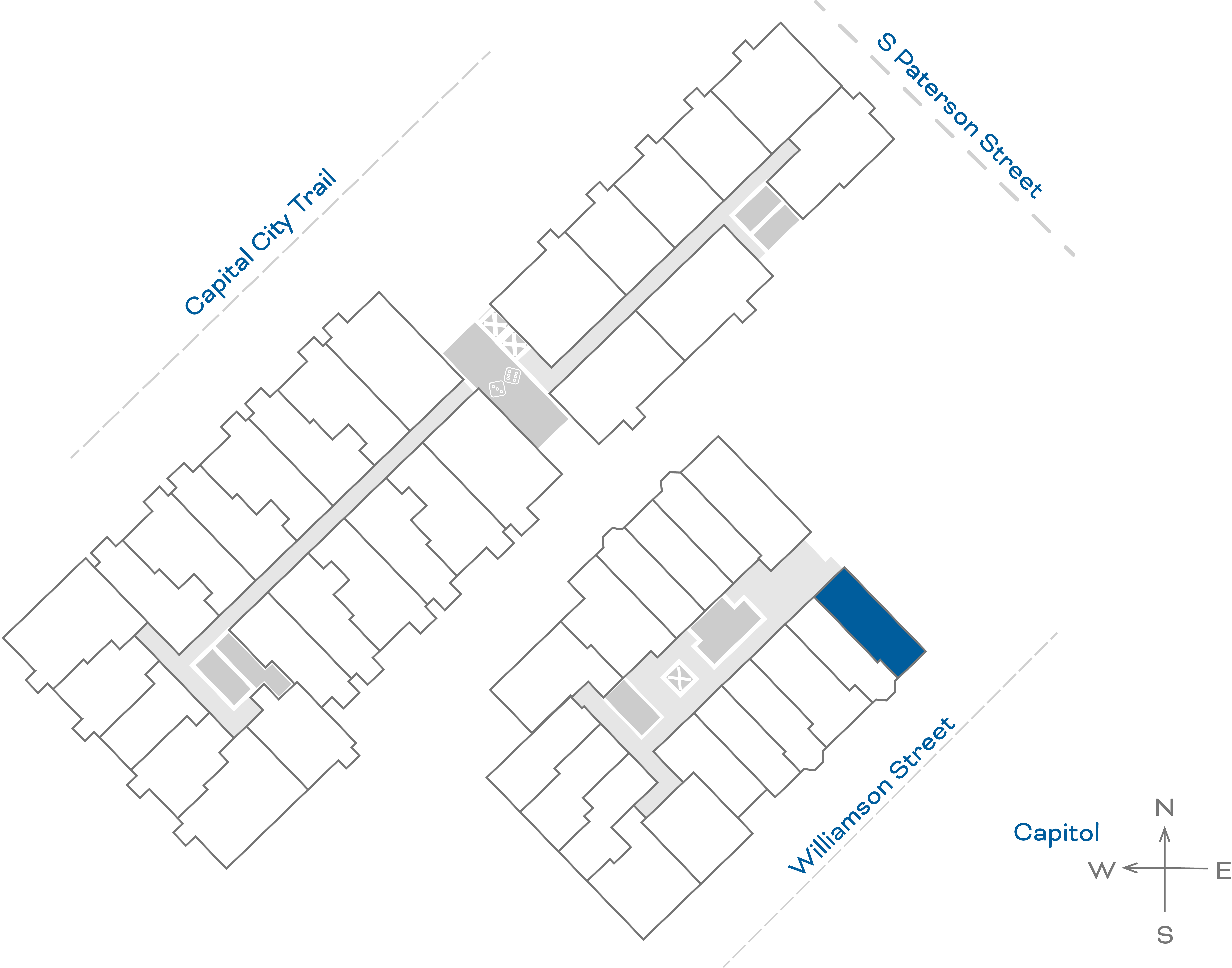 ULI The Irwin S329 - Studio, 1 Bath Floorplate