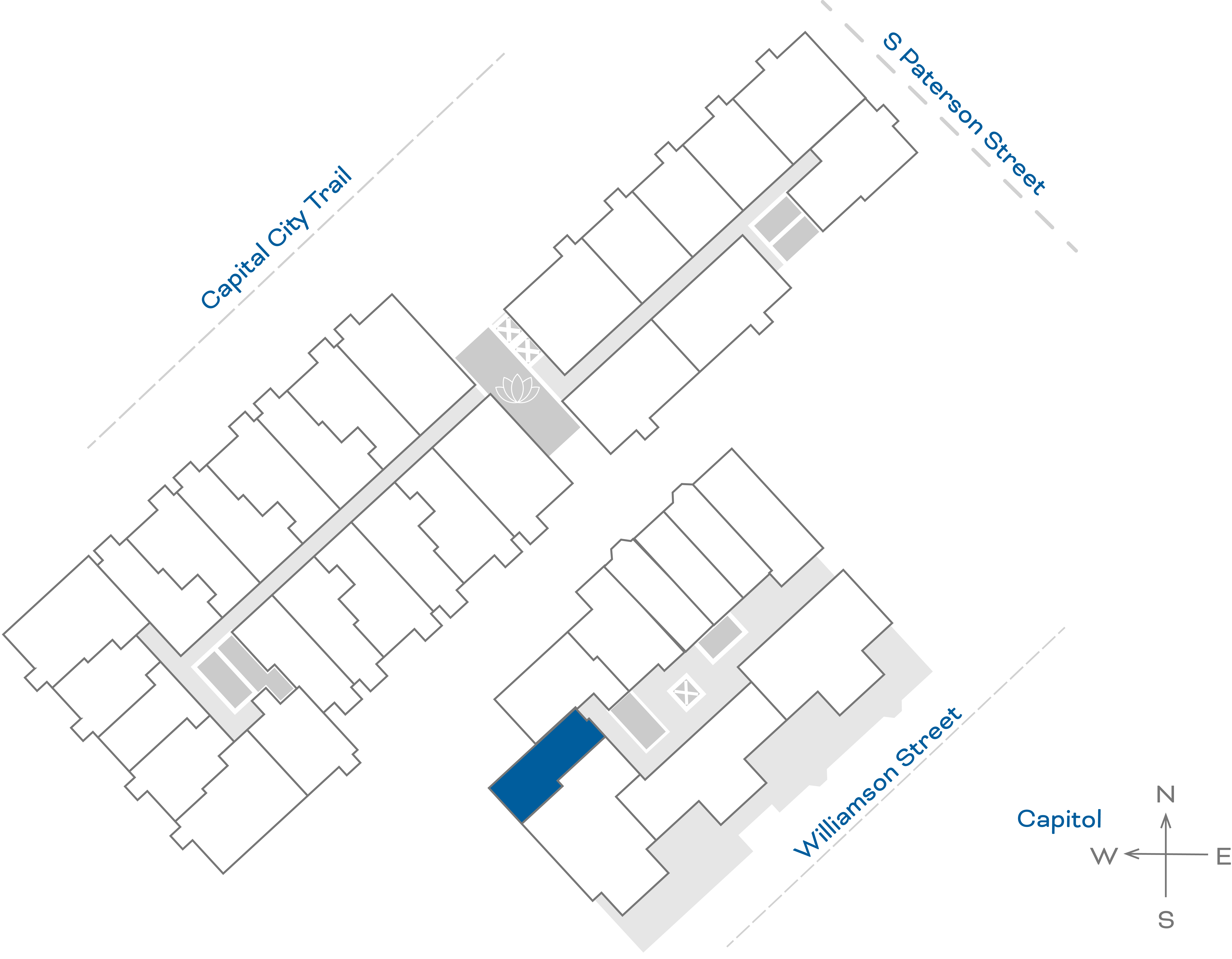 ULI The Irwin S403 - Studio, 1 Bath Floorplate