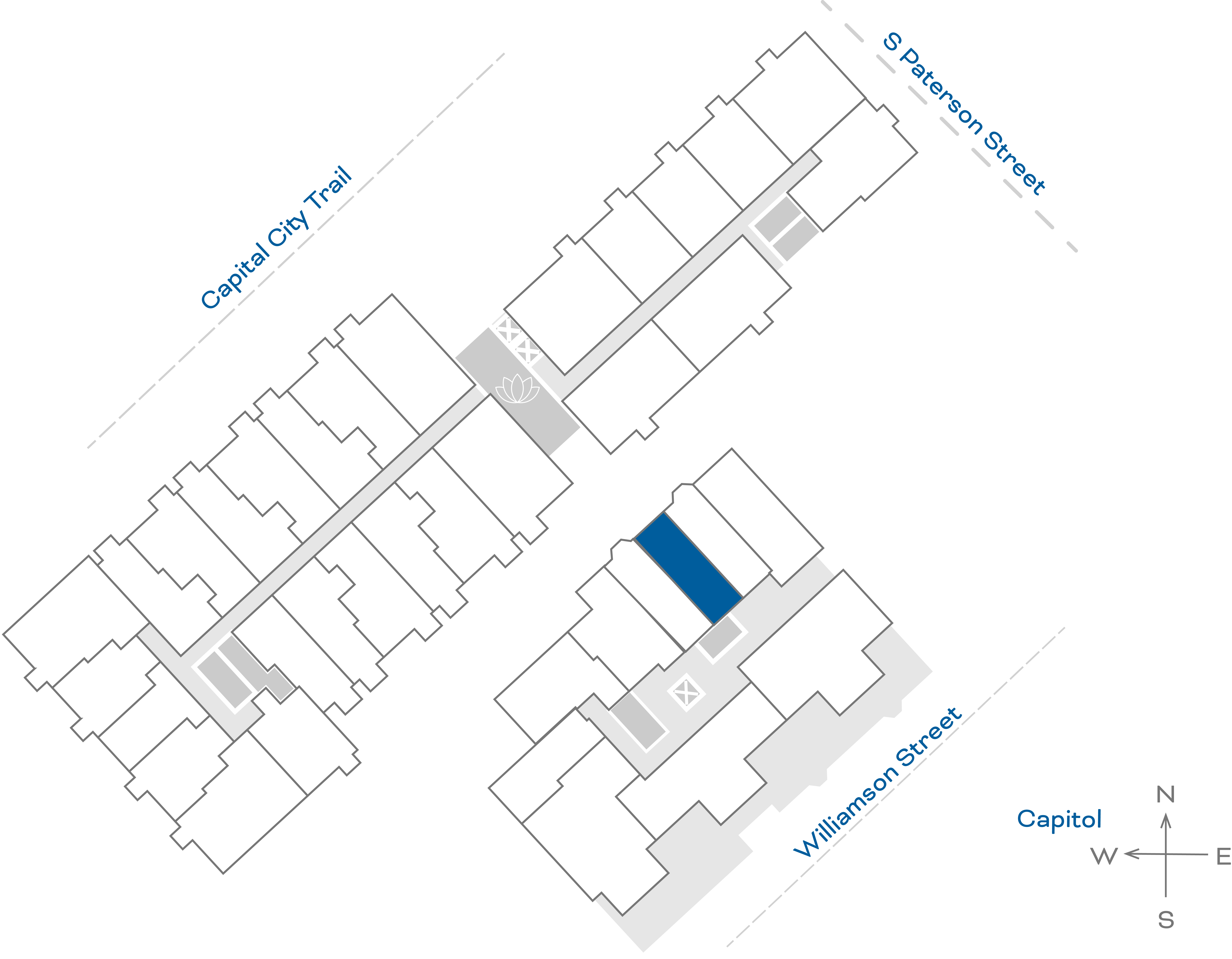 ULI The Irwin S422 - Studio, 1 Bath Floorplate