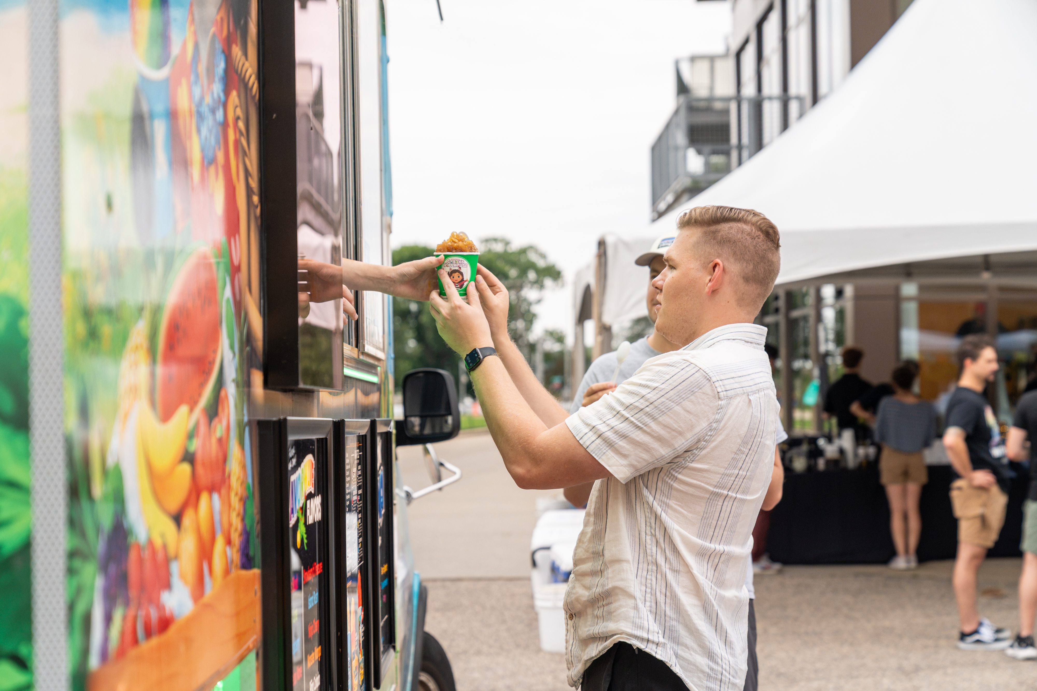 Residents from Urban Land Interests communities gather for the 2026 ULI Resident Block Party in Madison, Wisconsin, featuring local food, drinks, games and entertainment.