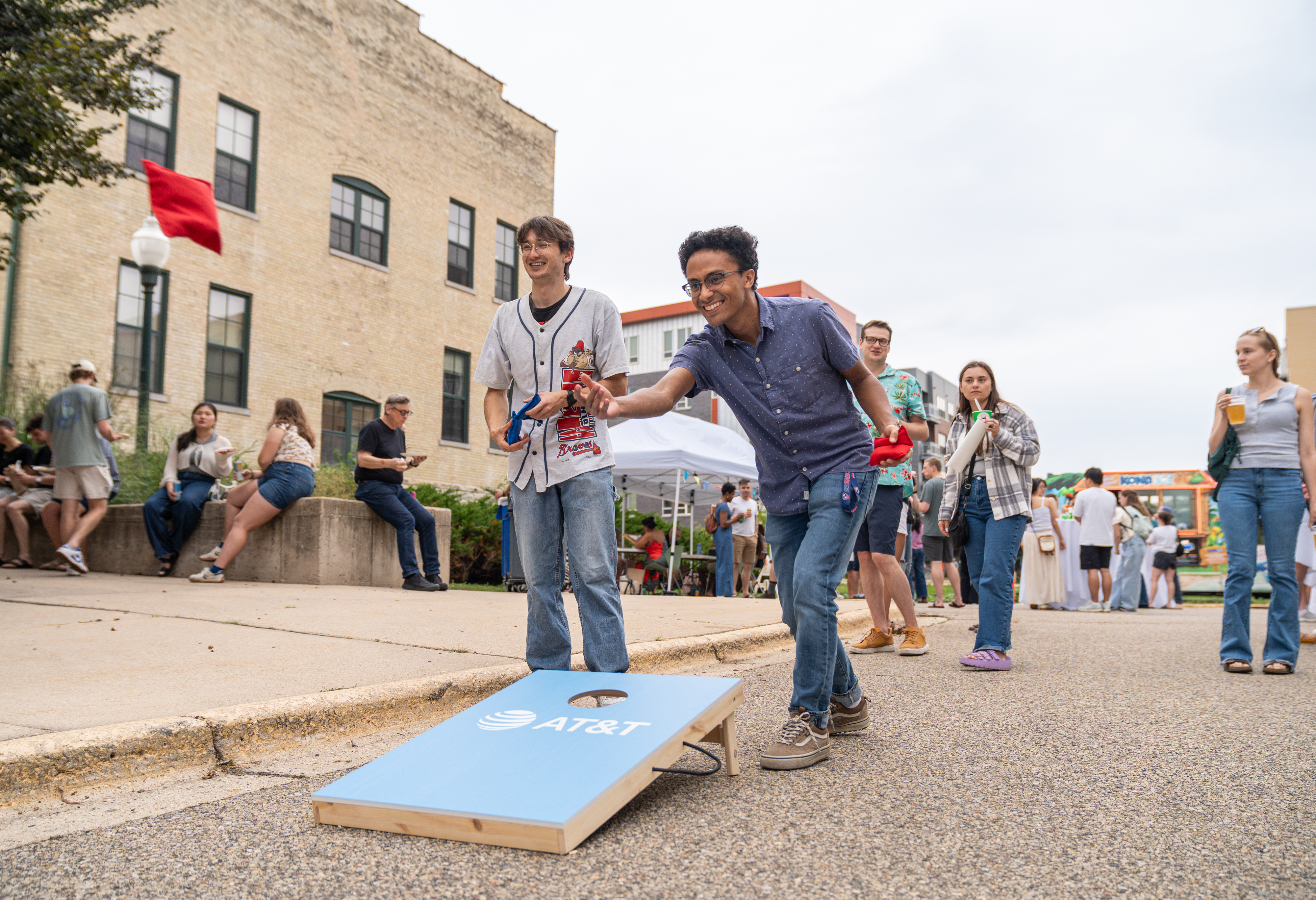 Residents from Urban Land Interests communities gather for the 2026 ULI Resident Block Party in Madison, Wisconsin, featuring local food, drinks, games and entertainment.