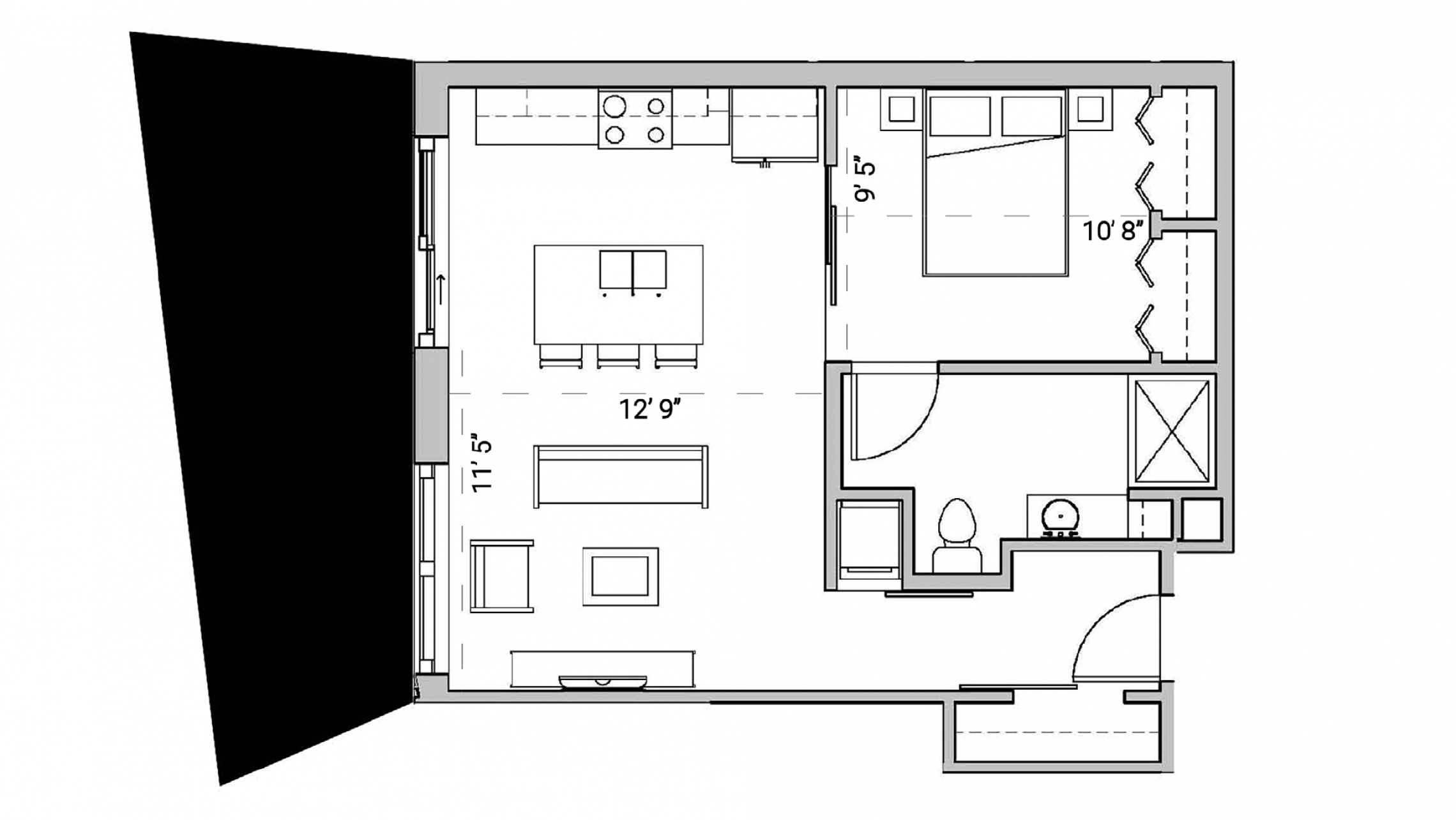 ULI - Seven27 - Apartment 219 - One Bedroom, One Bathroom