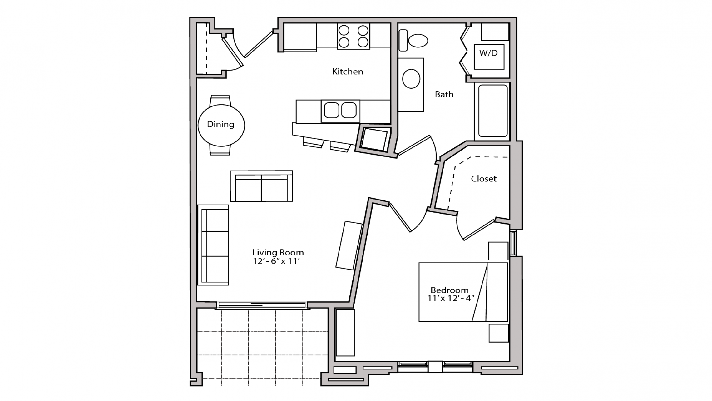 ULI The Depot 1-312 - One Bedroom, One Bathroom