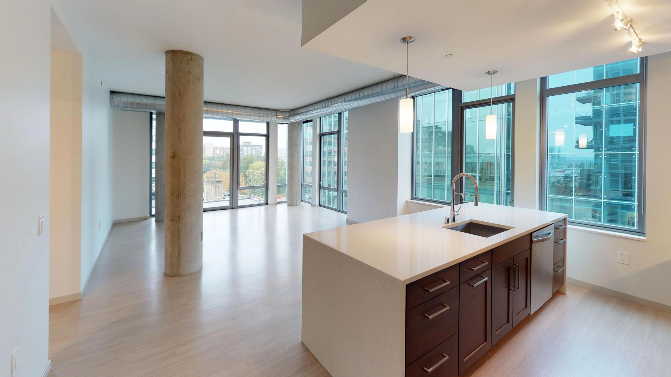 Pressman-601-Apartment-Two-Bedroom-Downtown-Madison-Upscale-Luxury-Modern-Corner-Balcony-Capitol-Lake-View