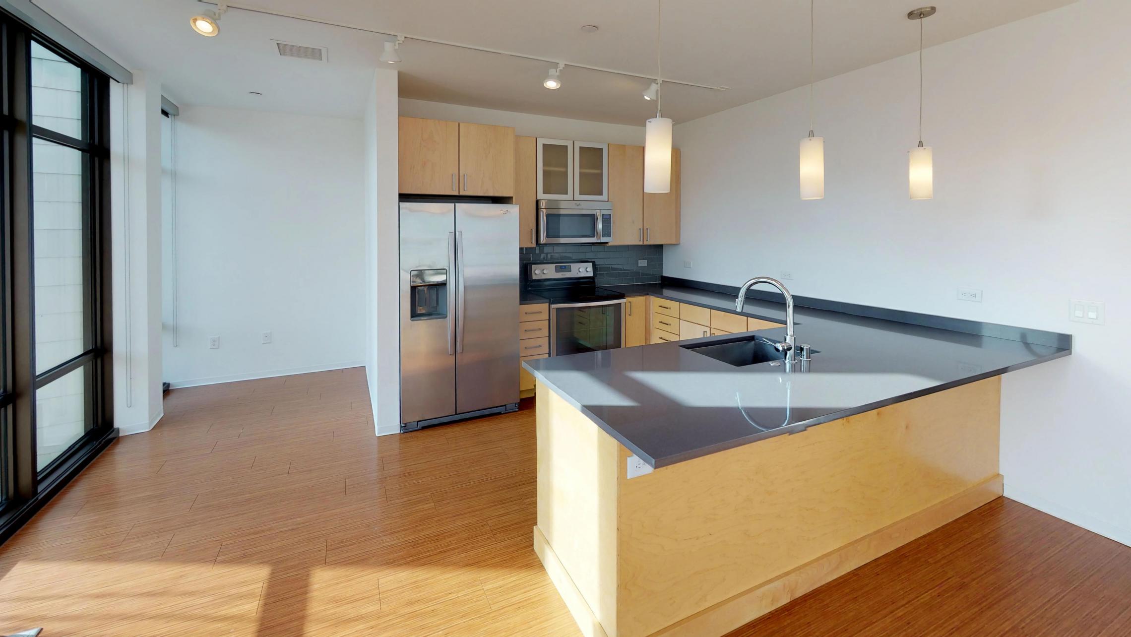 Two bedroom-lake view- corner-modern-upscale-downtown-madison