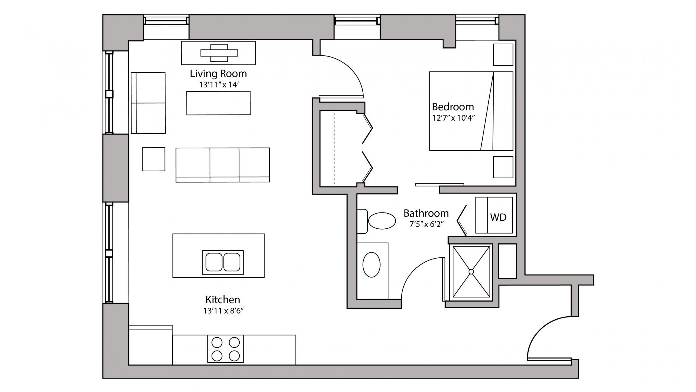 ULI Capitol Hill 307 - One Bedroom, One Bathroom