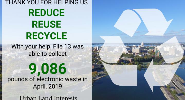 ULI Electronics Recycling Drive 2019 with File 13