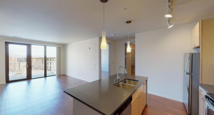 Nine-Line-Apartment-kitchen-appliances-modern-lake-view-downtown-Capitol-Madison-lifestyle-dinning