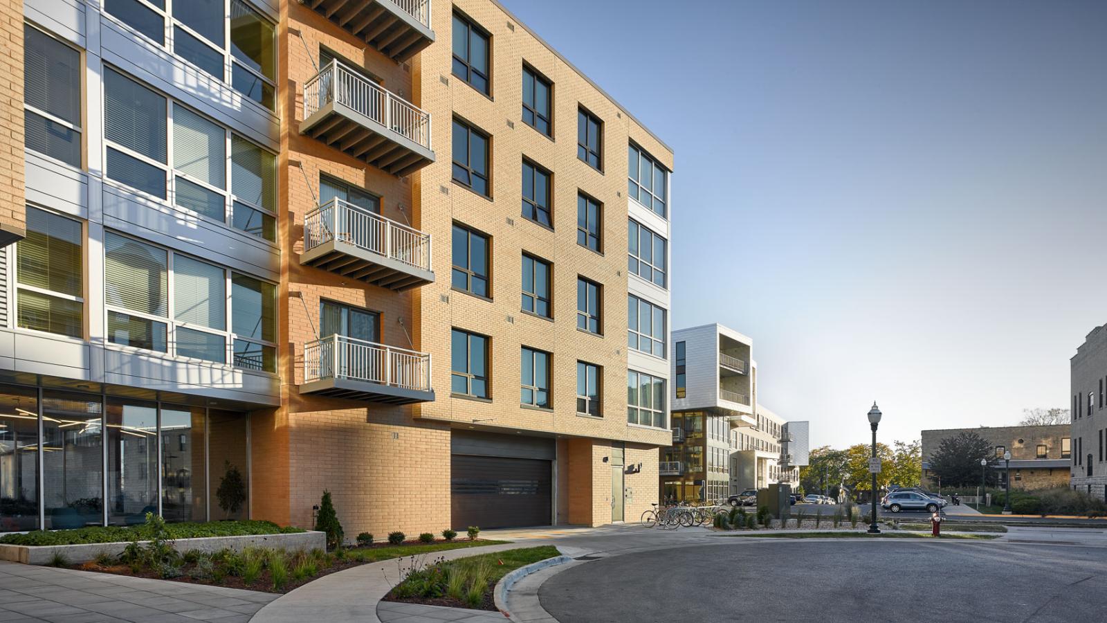 ULI Nine Line Apartments - Underground Parking Seven27 in Background