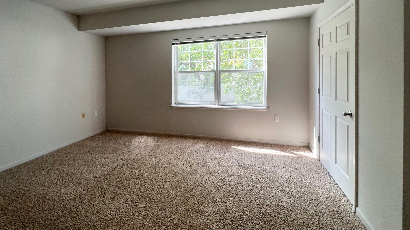 Spacious bedroom with natural light and large windows at Wilson Bay